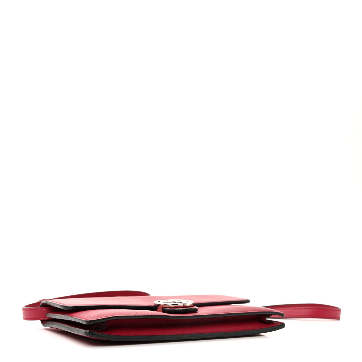 Calfskin Icon Wallet Dark Pink