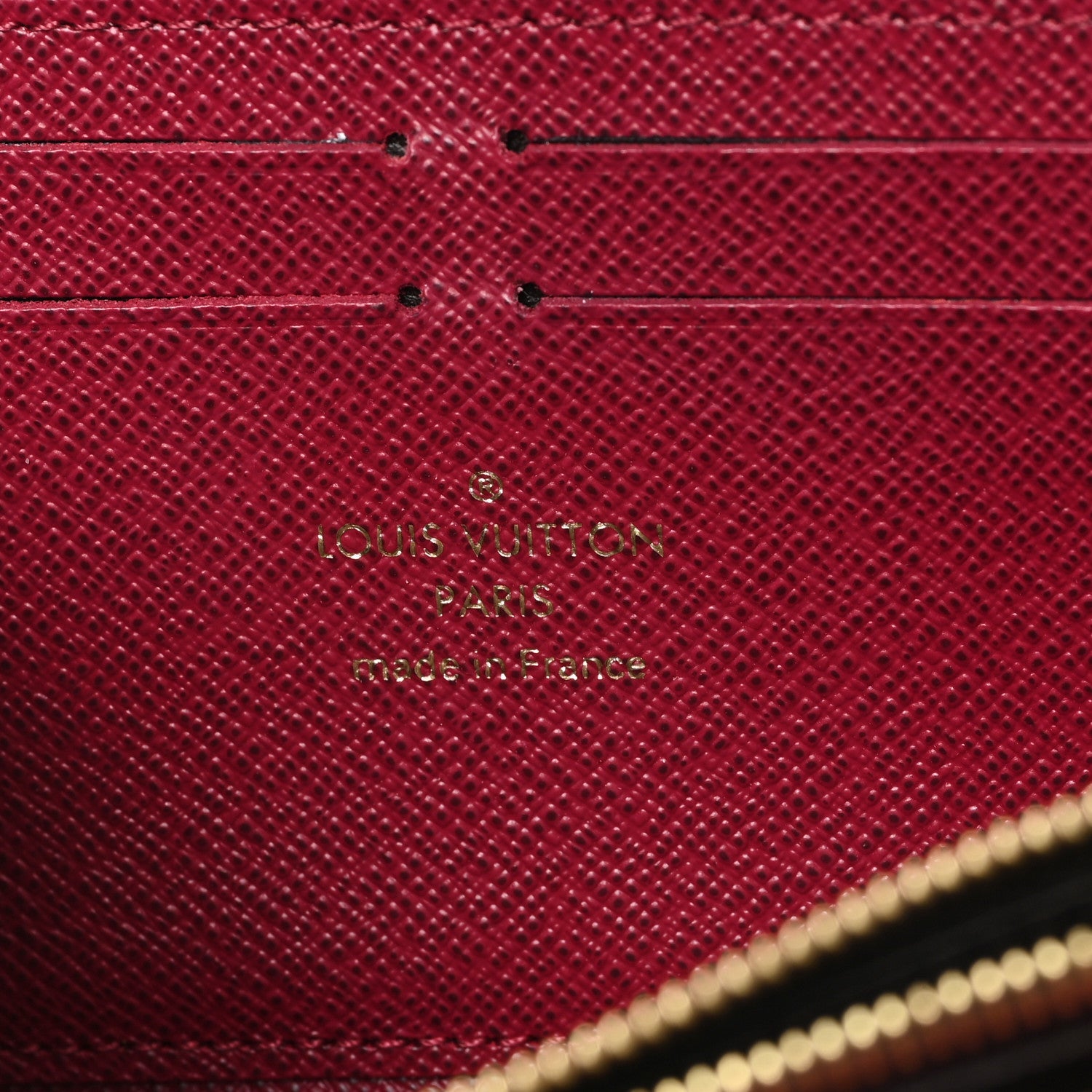 Monogram Clemence Wallet Fuchsia