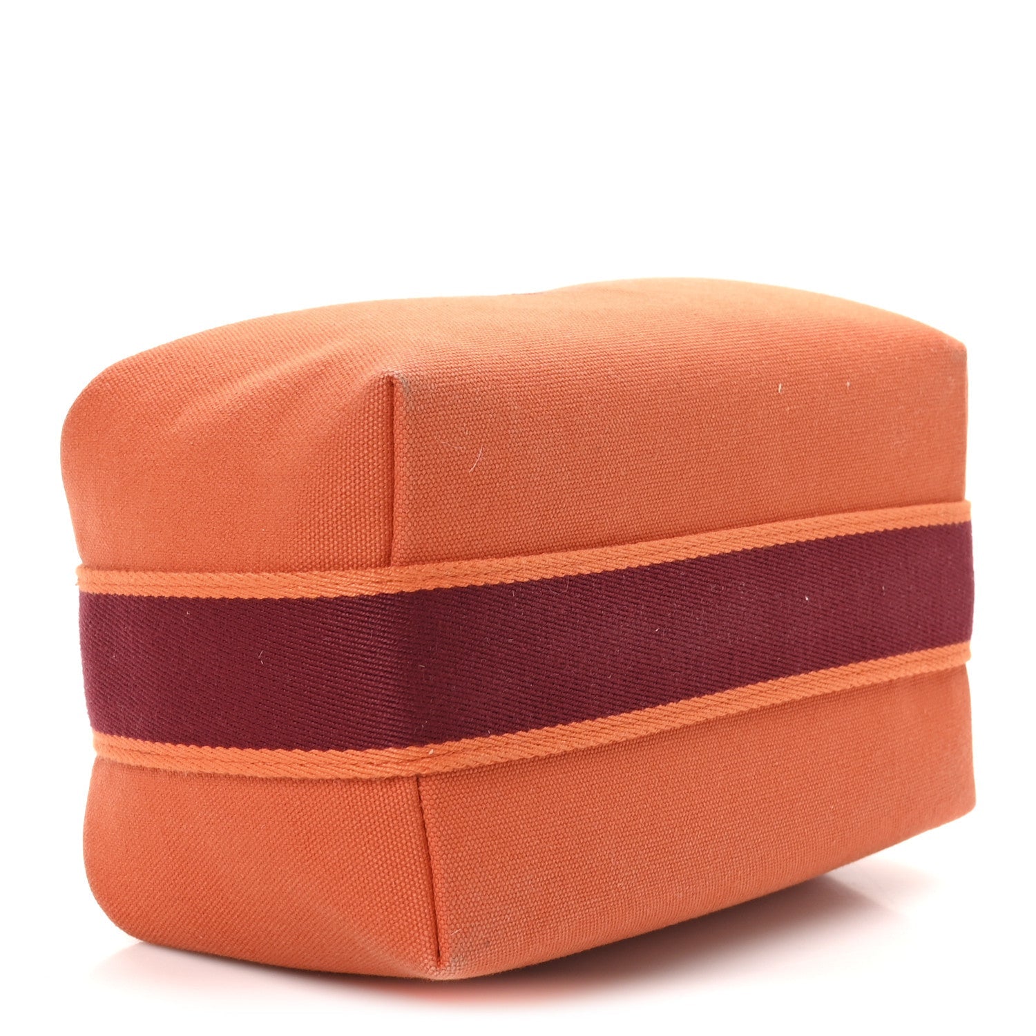 Canvas Small Bride-A-Brac Pouch Orange Burgundy