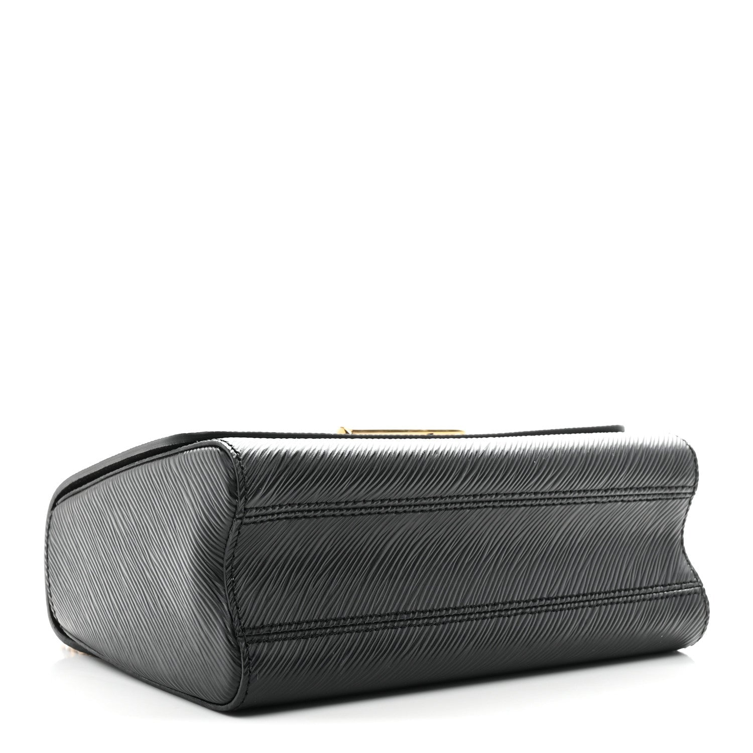 Epi Sequins Twist Shoulder Bag MM Black