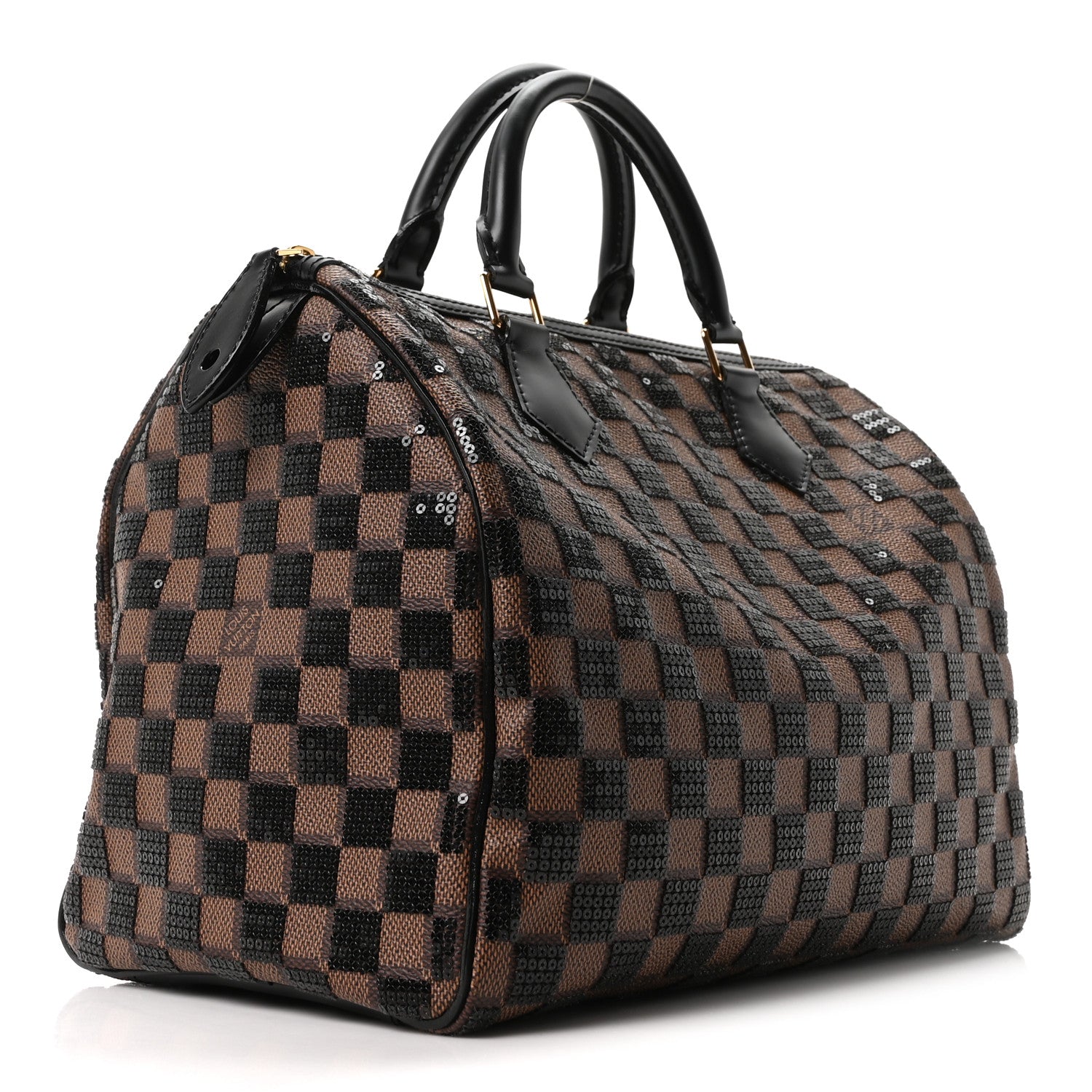 Damier Paillettes Speedy 30 Black