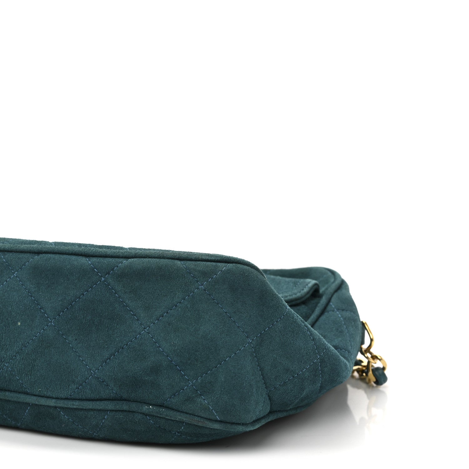 Suede Quilted CC Tassel Camera Bag Blue