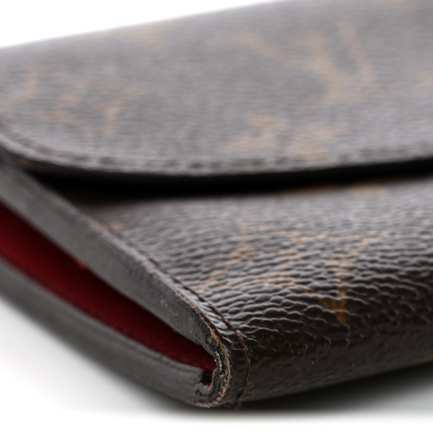 Monogram Emilie Wallet Red