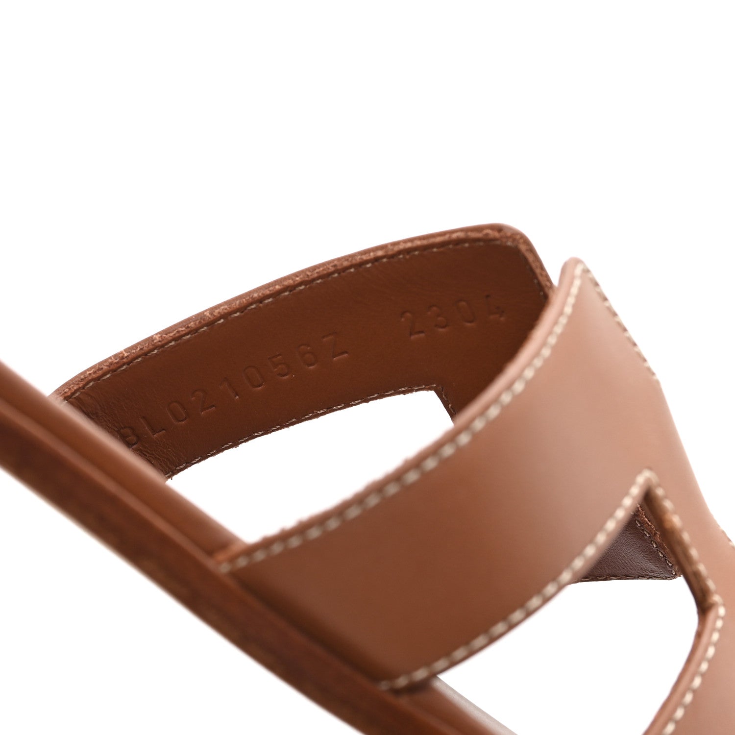 Box Calfskin Oran Sandals 38 Gold