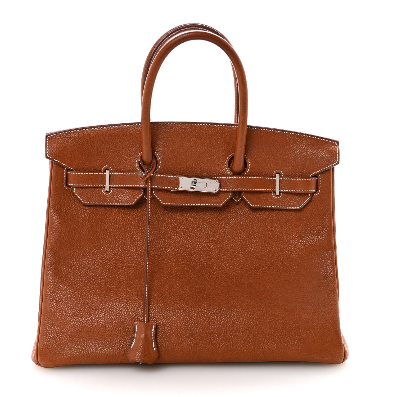 Natural Barenia Faubourg Birkin 35 Fauve