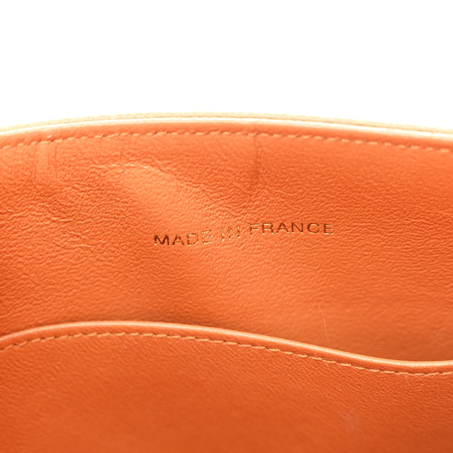 Caviar Top Handle Kelly Flap Brown