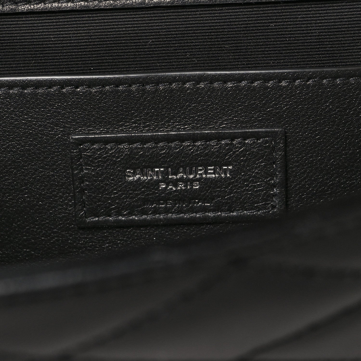 Lambskin Quilted Kate Clutch Black