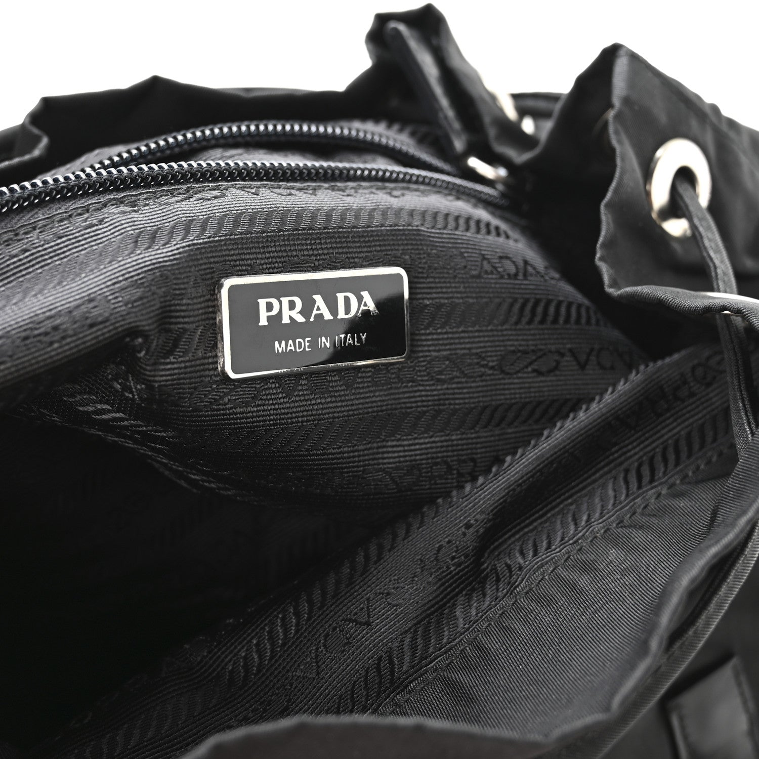 Tessuto Nylon Vela Small Backpack Black