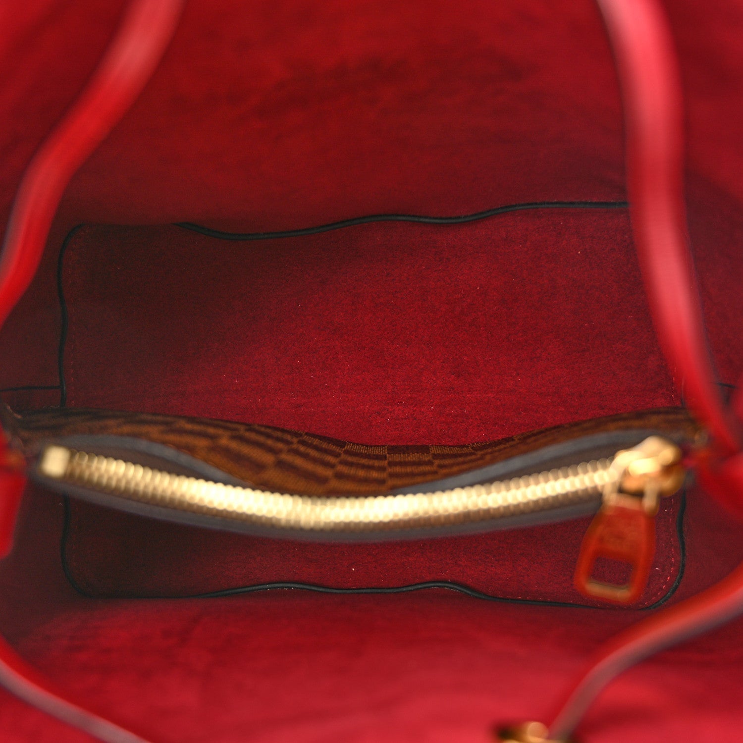 Damier Ebene Neonoe MM Cherry Berry