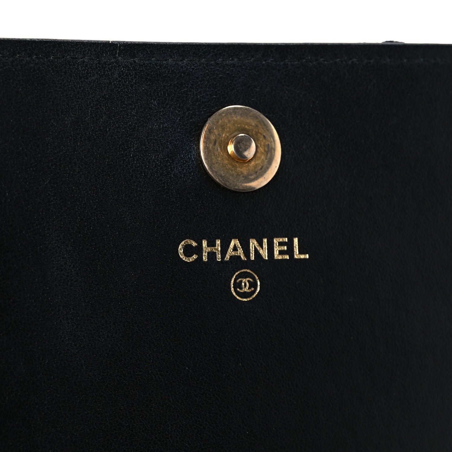 Velvet Quilted Camellia Velvet Flap Coin Purse With Chain Black