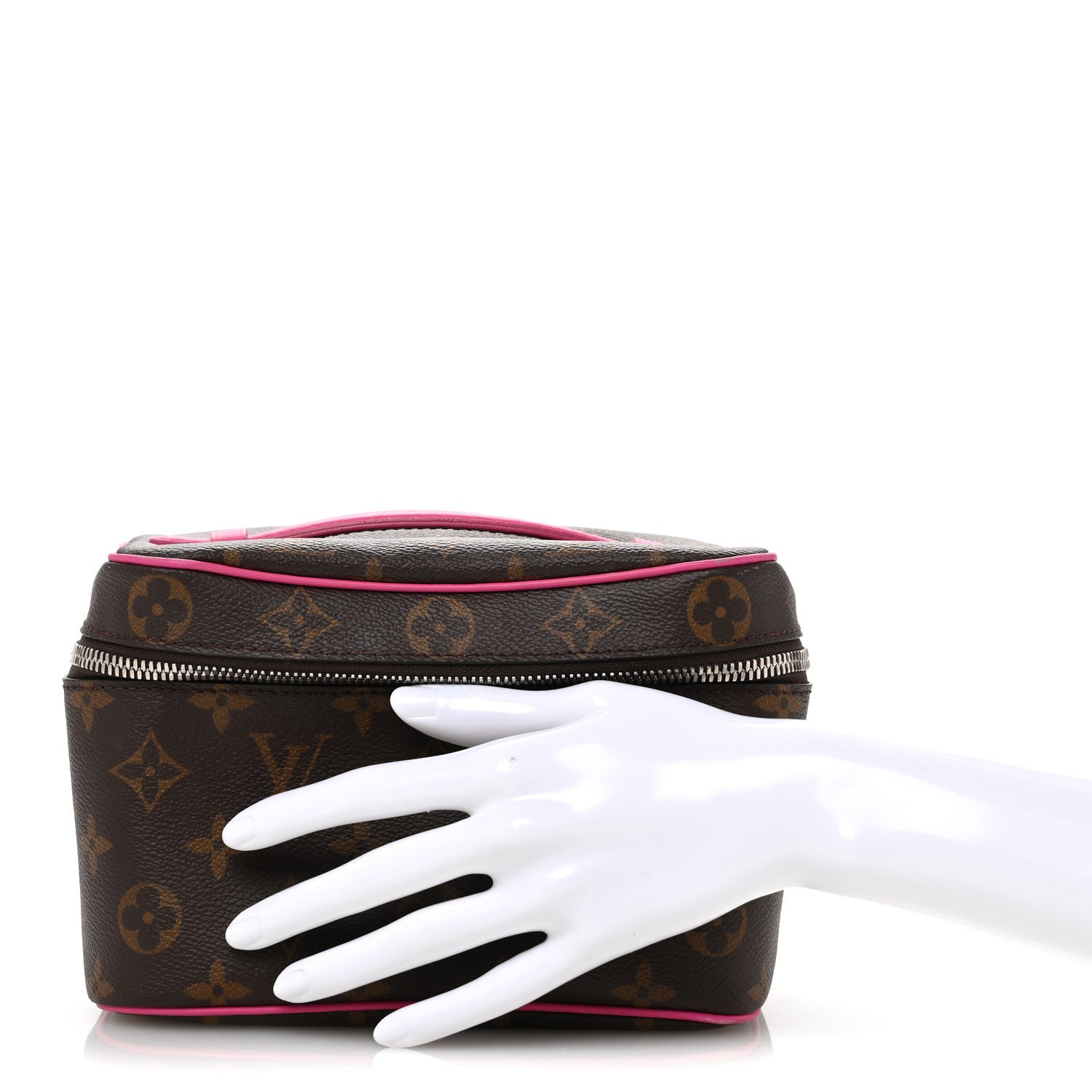 Monogram Macassar Nice Mini Fuchsia