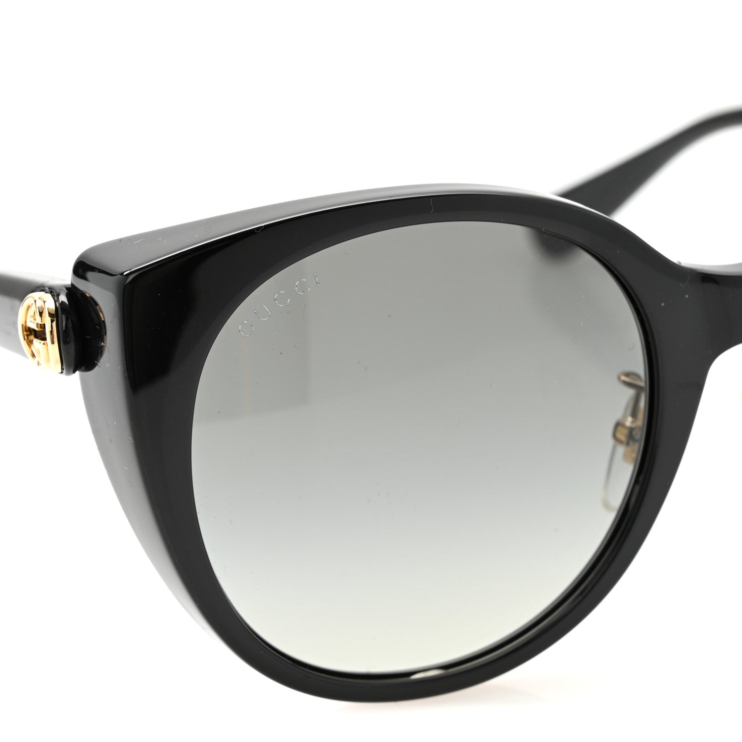 Acetate Cat Eye GG0369S Sunglasses Black