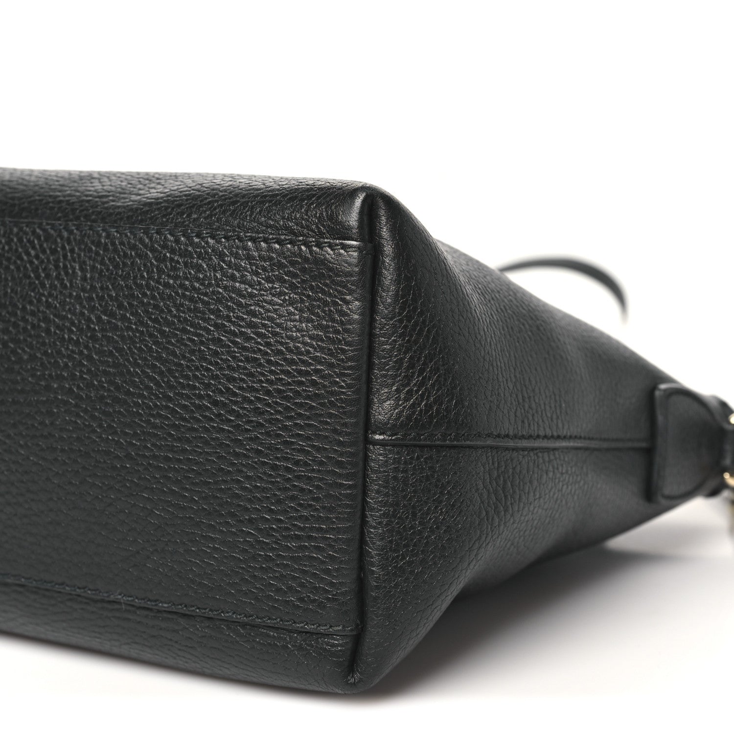 Dollar Calfskin GG Charm Satchel Black