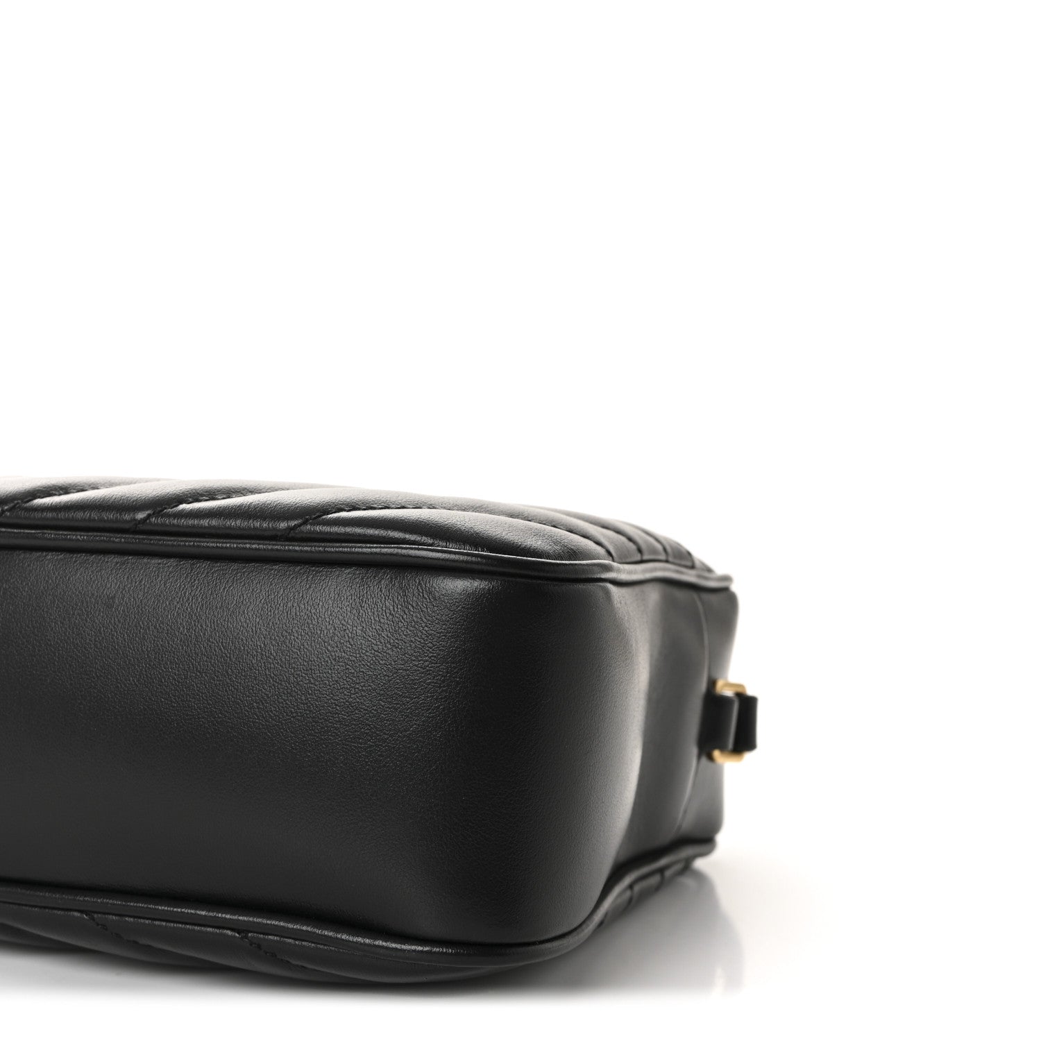 Calfskin Matelasse Monogram Lou Camera Bag Black