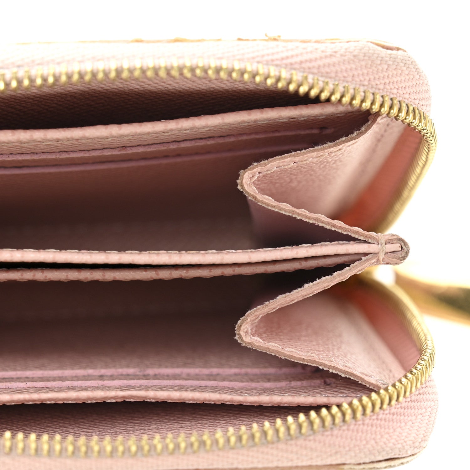 Damier Azur Zippy Coin Purse Rose Ballerine