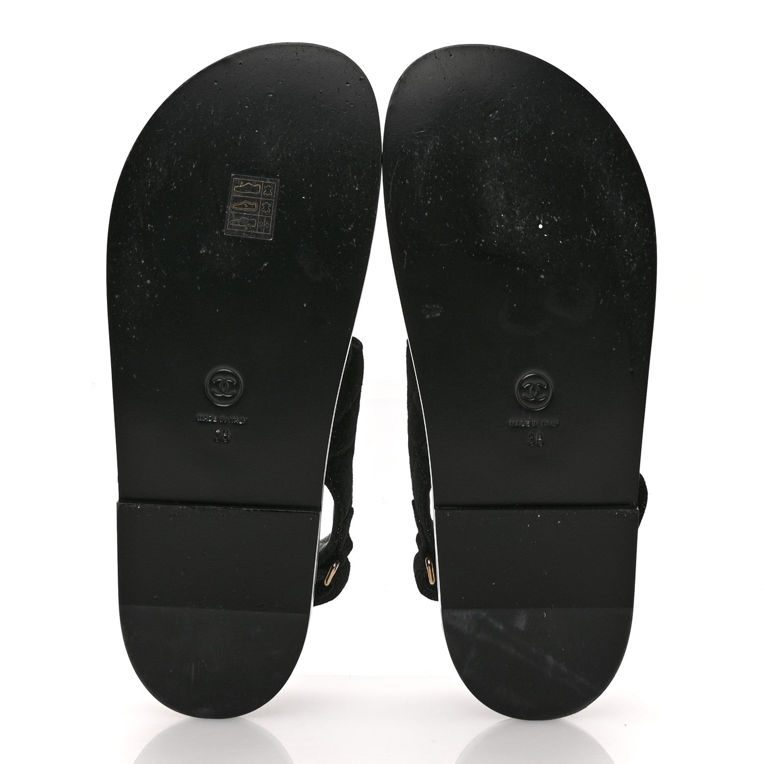 Suede Kidskin Glitter Crystal Velcro Dad Sandals 38 Black Silver