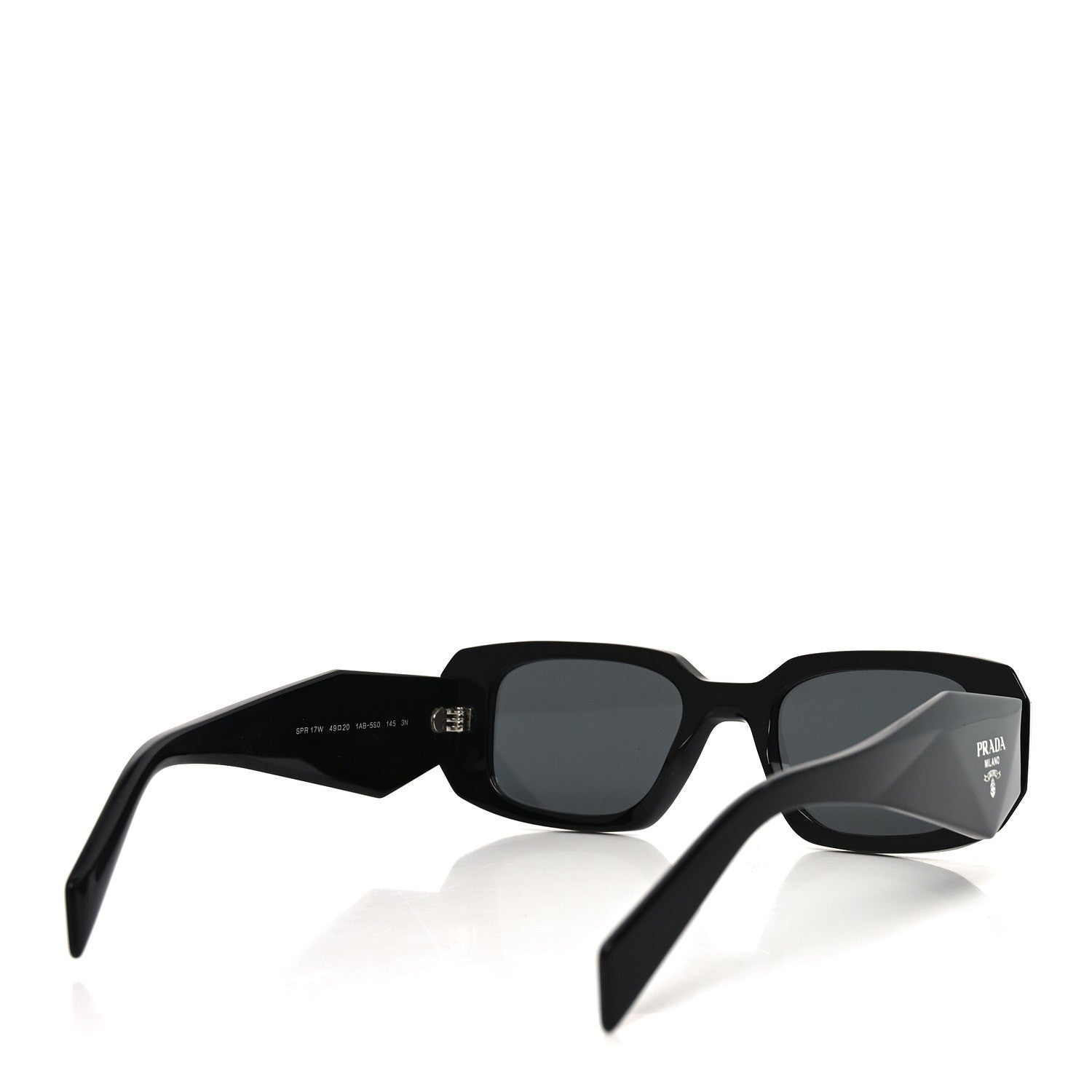 Acetate Symbole Sunglasses SPR 17W Black