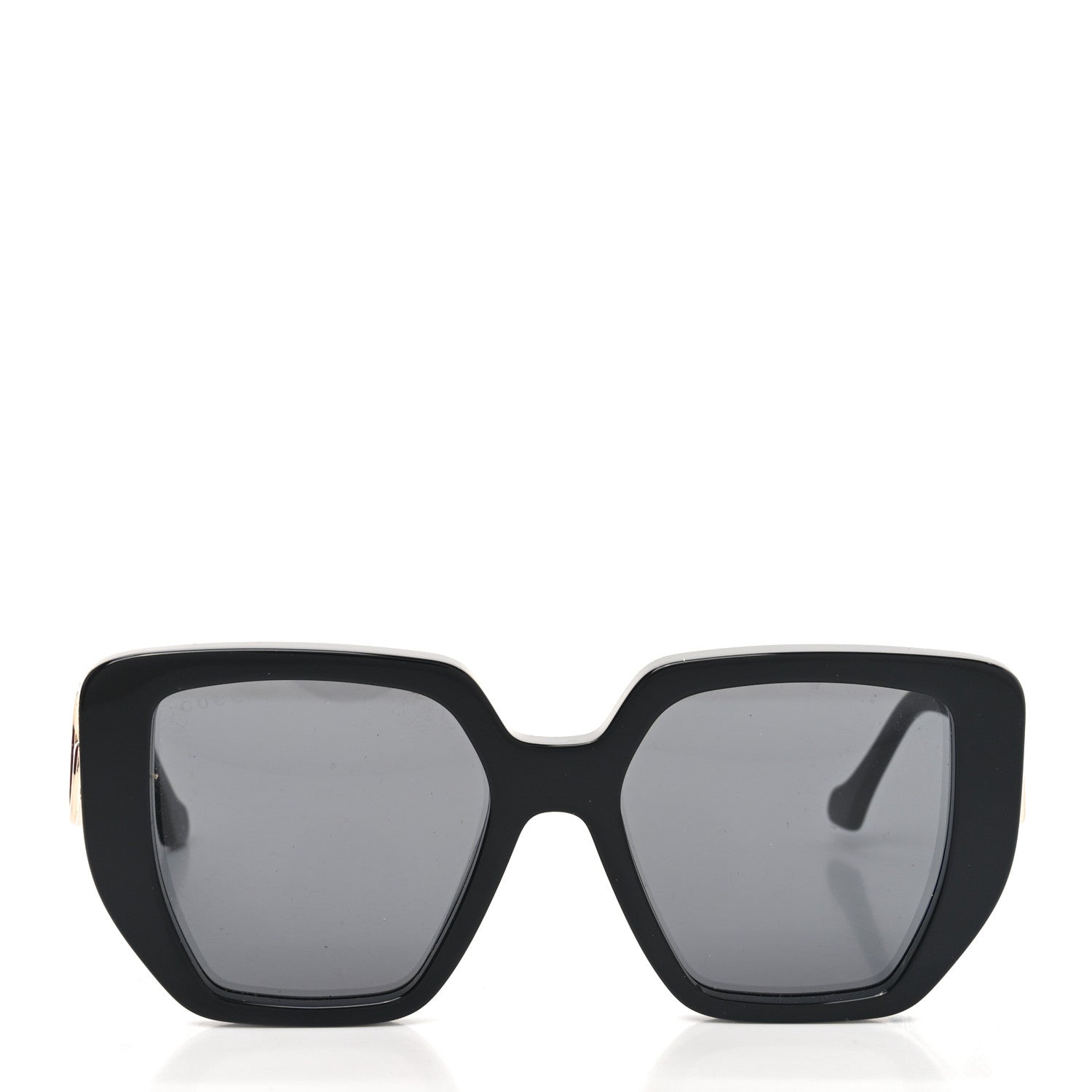 Acetate Square Frame Sunglasses GG0956S Black