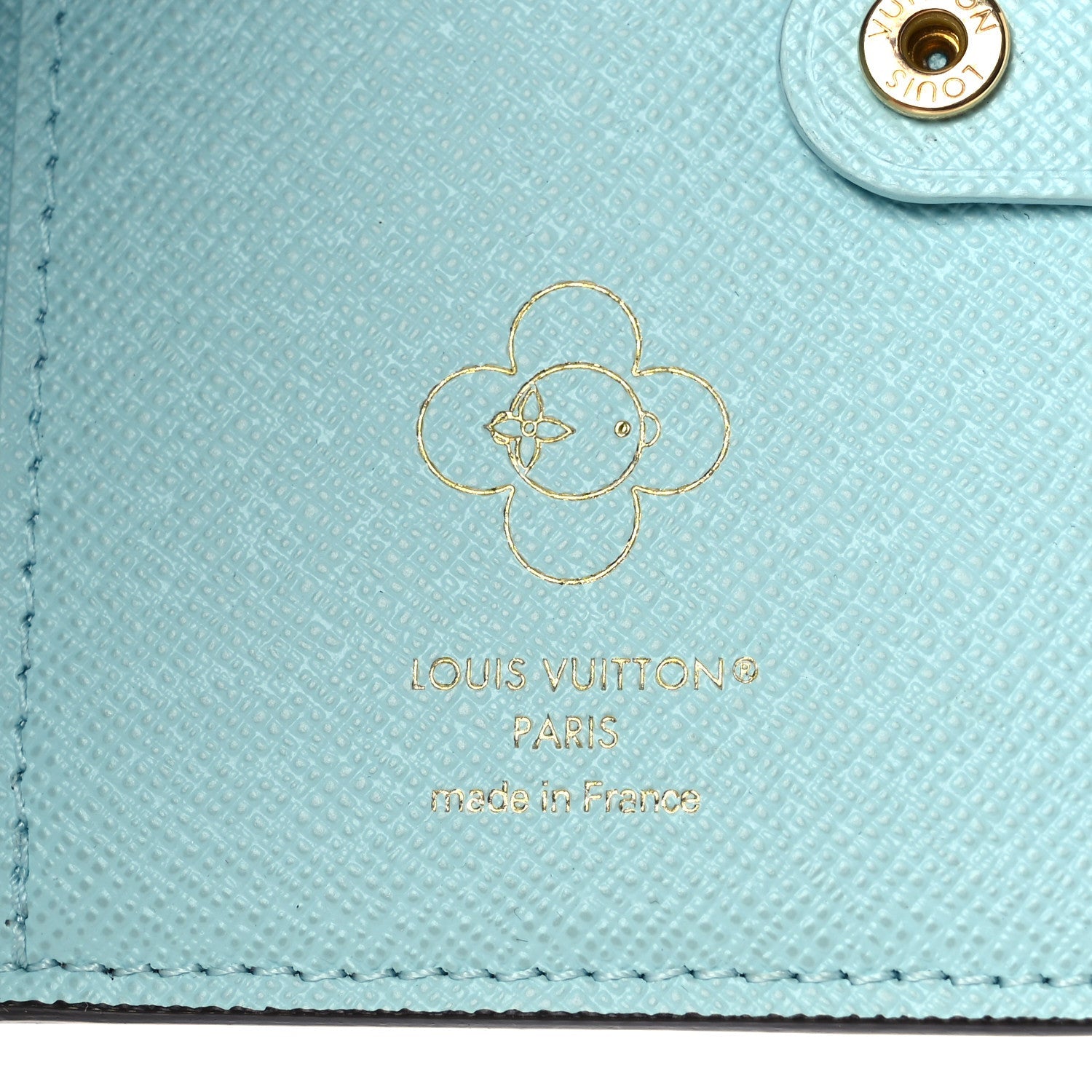 Monogram Snow Show Lisa Wallet Azur Frost