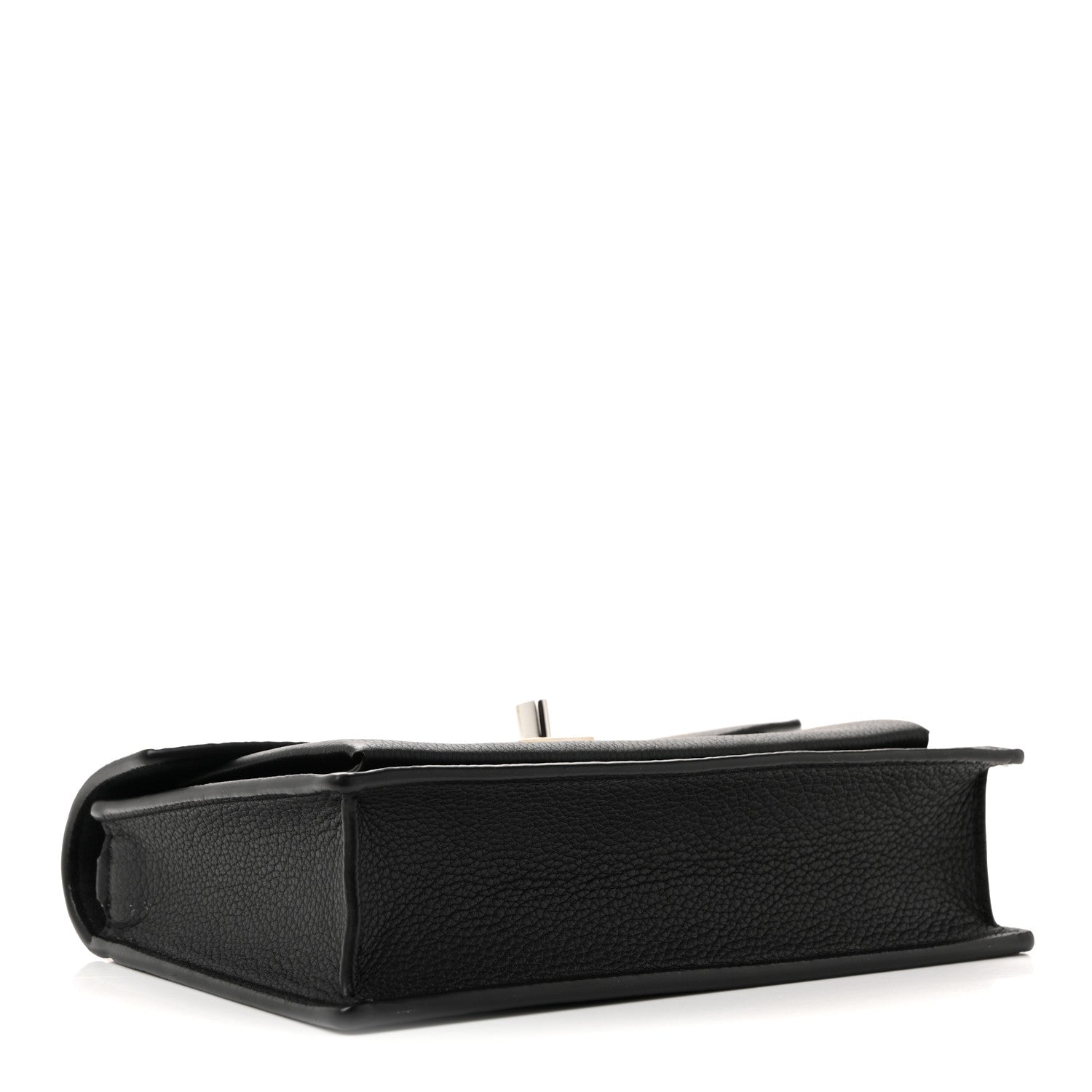 Soft Calfskin My Lockme Chain Pochette Black