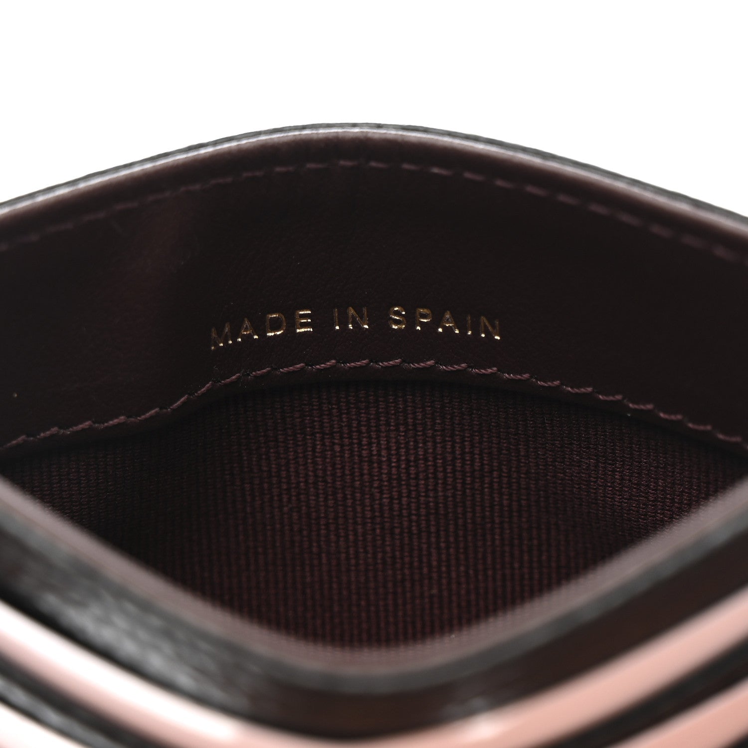 Caviar Quilted Card Holder Black
