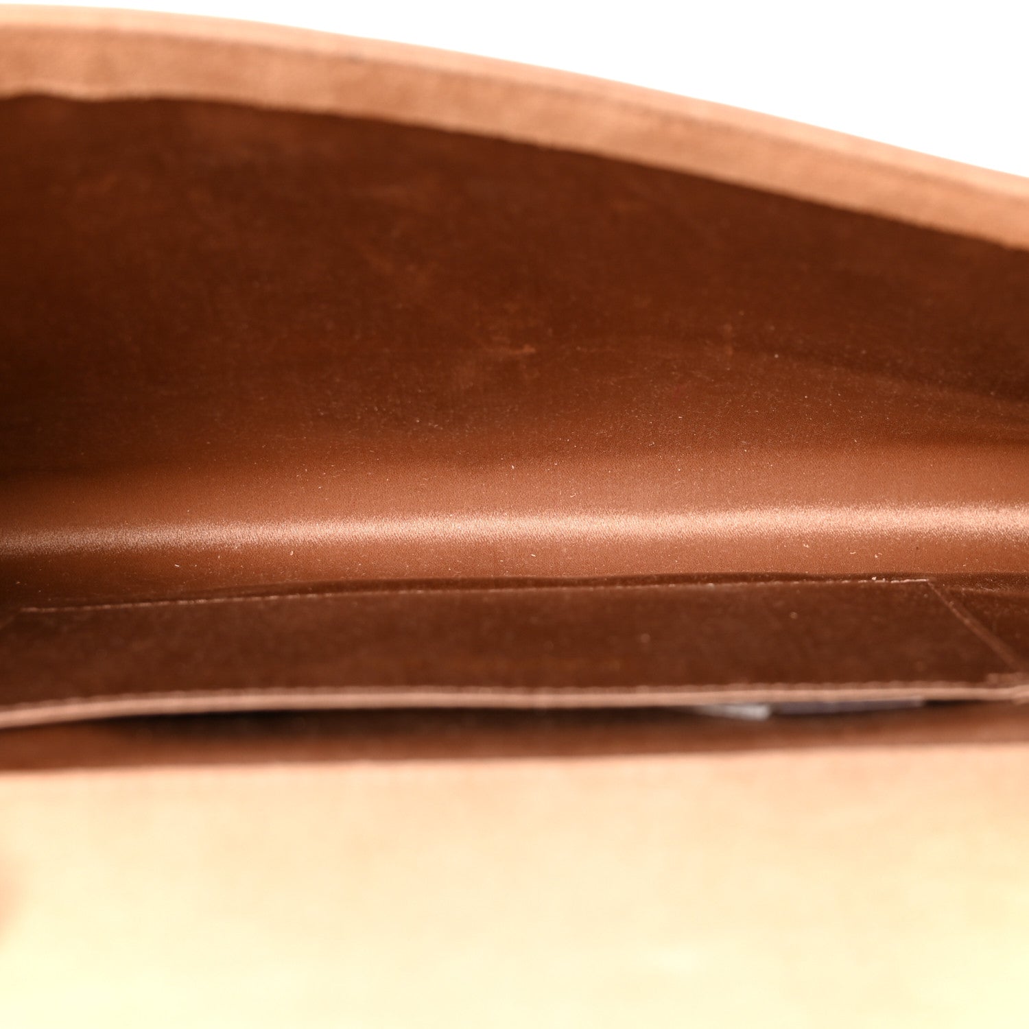 Patent Calfskin Monogram Large Belle De Jour Clutch Chair