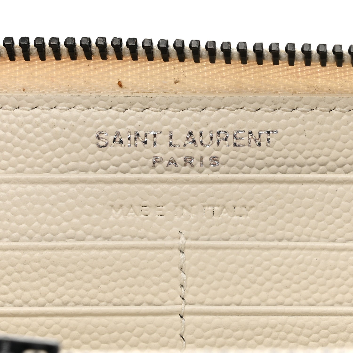 Grain De Poudre Matelasse Chevron Monogram Zip Around Wallet Porcellana Black