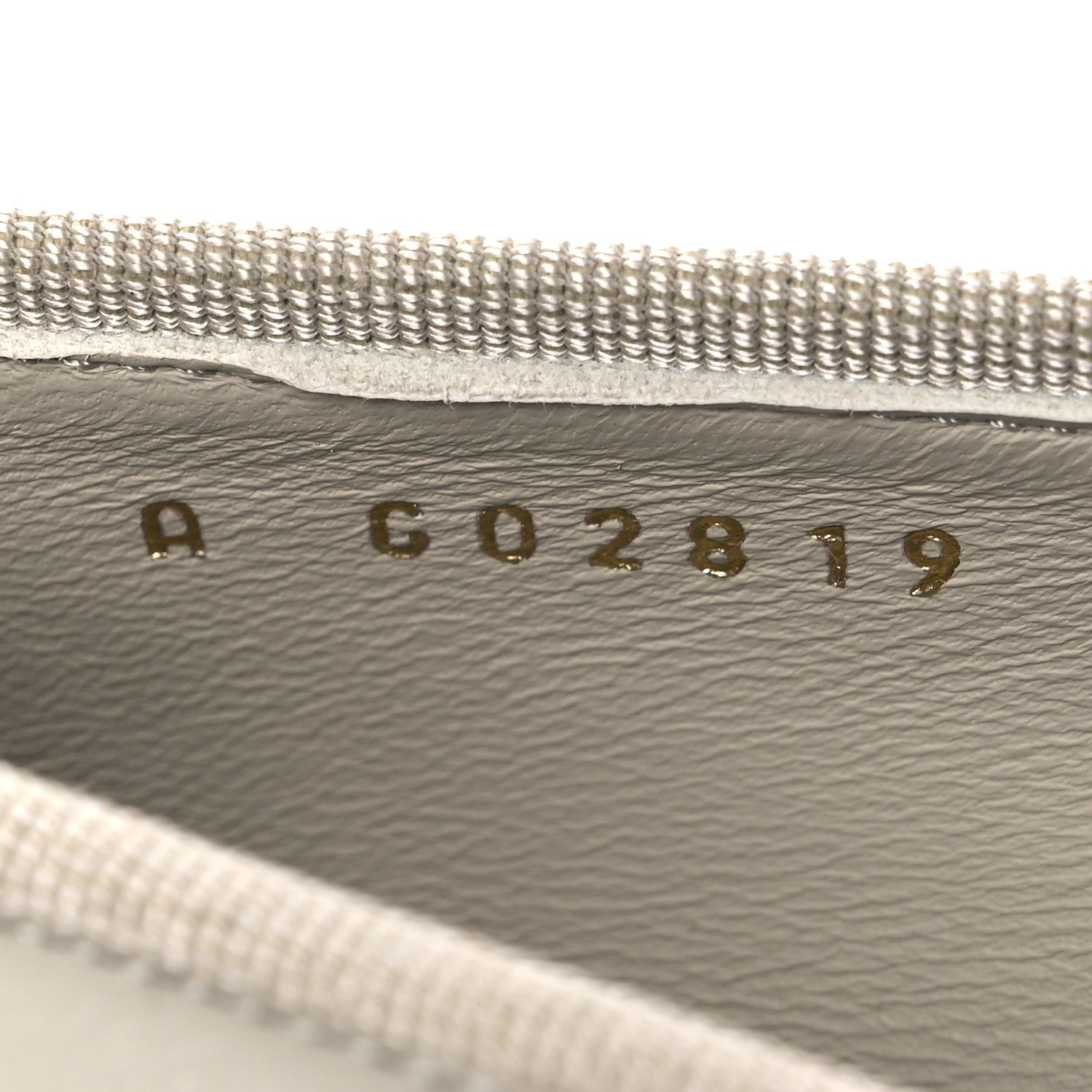 Lambskin Cap Toe CC Ballerina Flats 37.5 Light Gray Dark Gray
