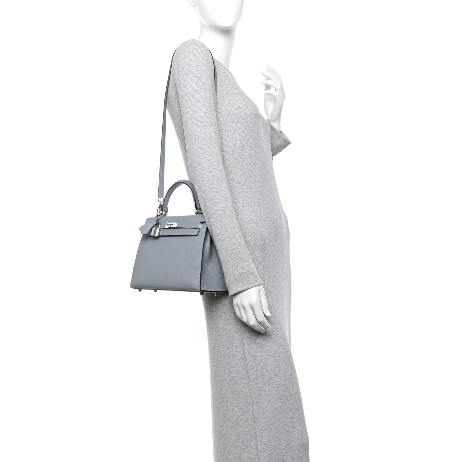 Epsom Kelly Sellier 25 Gris Pantin