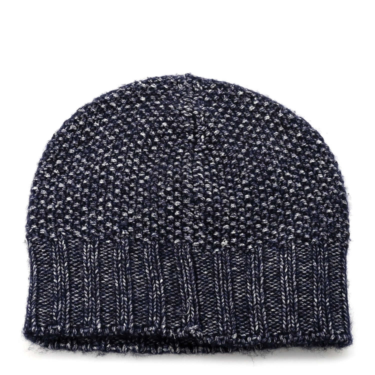 Cashmere Blend CC Beanie Hat Navy