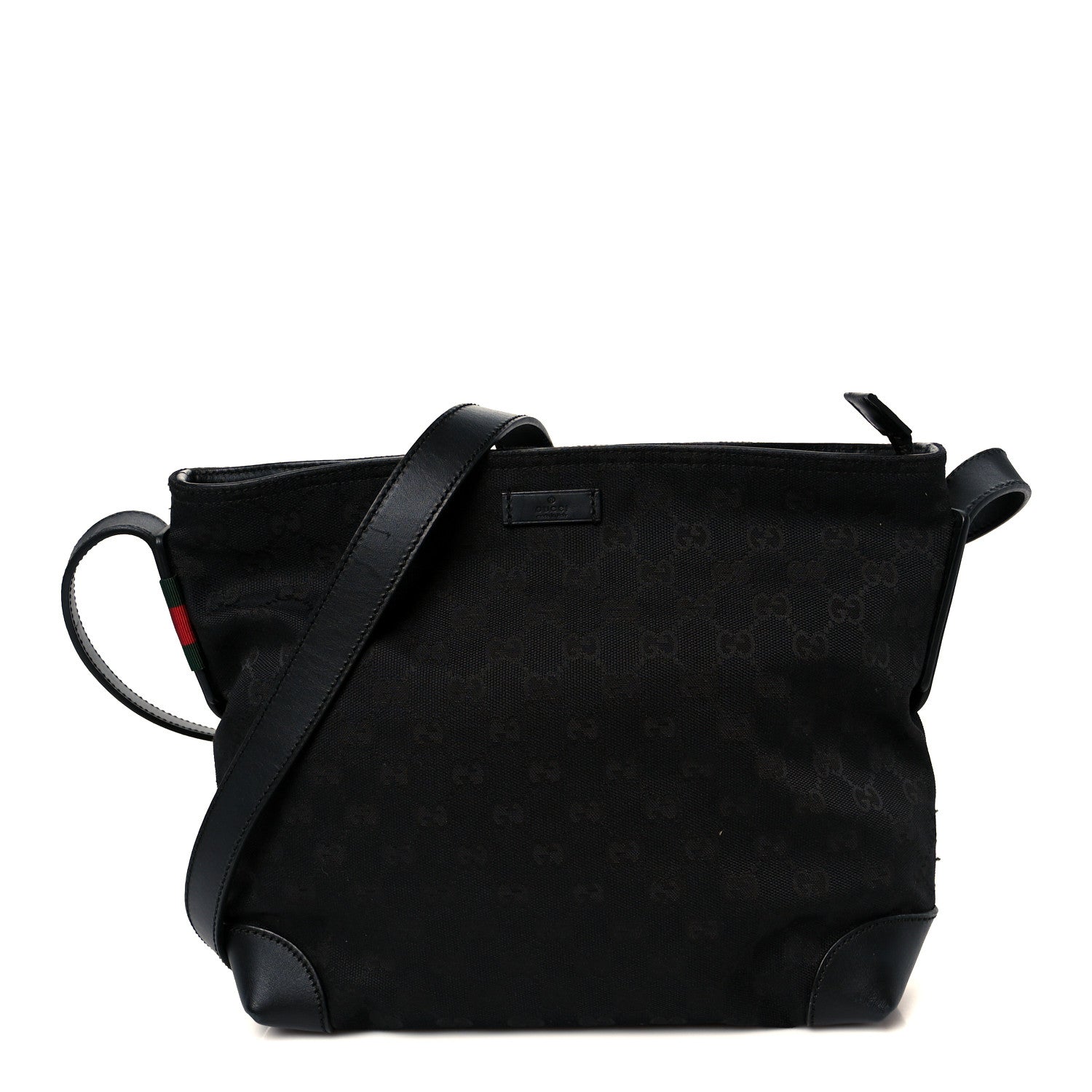 Monogram Messenger Bag Black