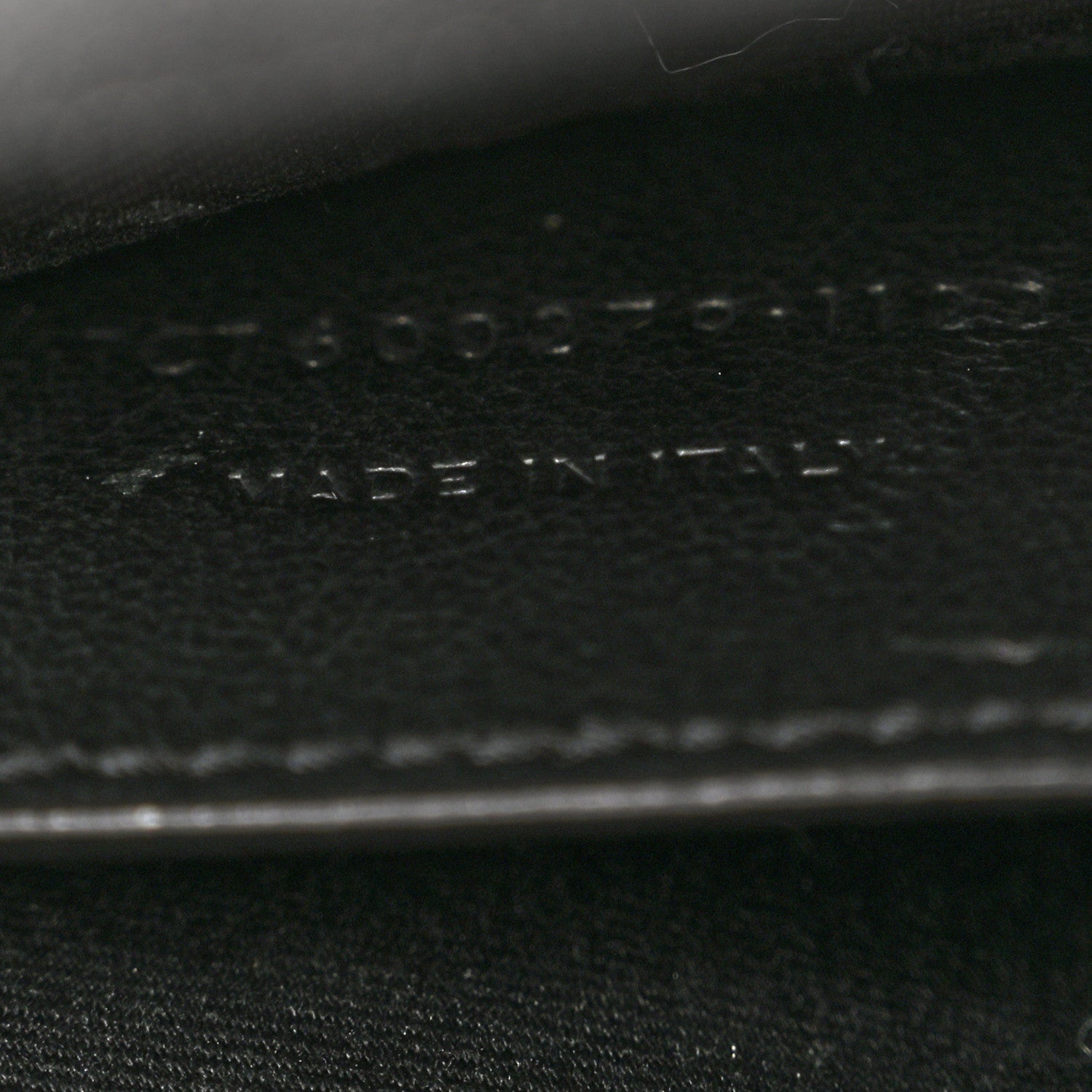 Sheepskin Matelasse Chevron Monogram Medium College Bag Black