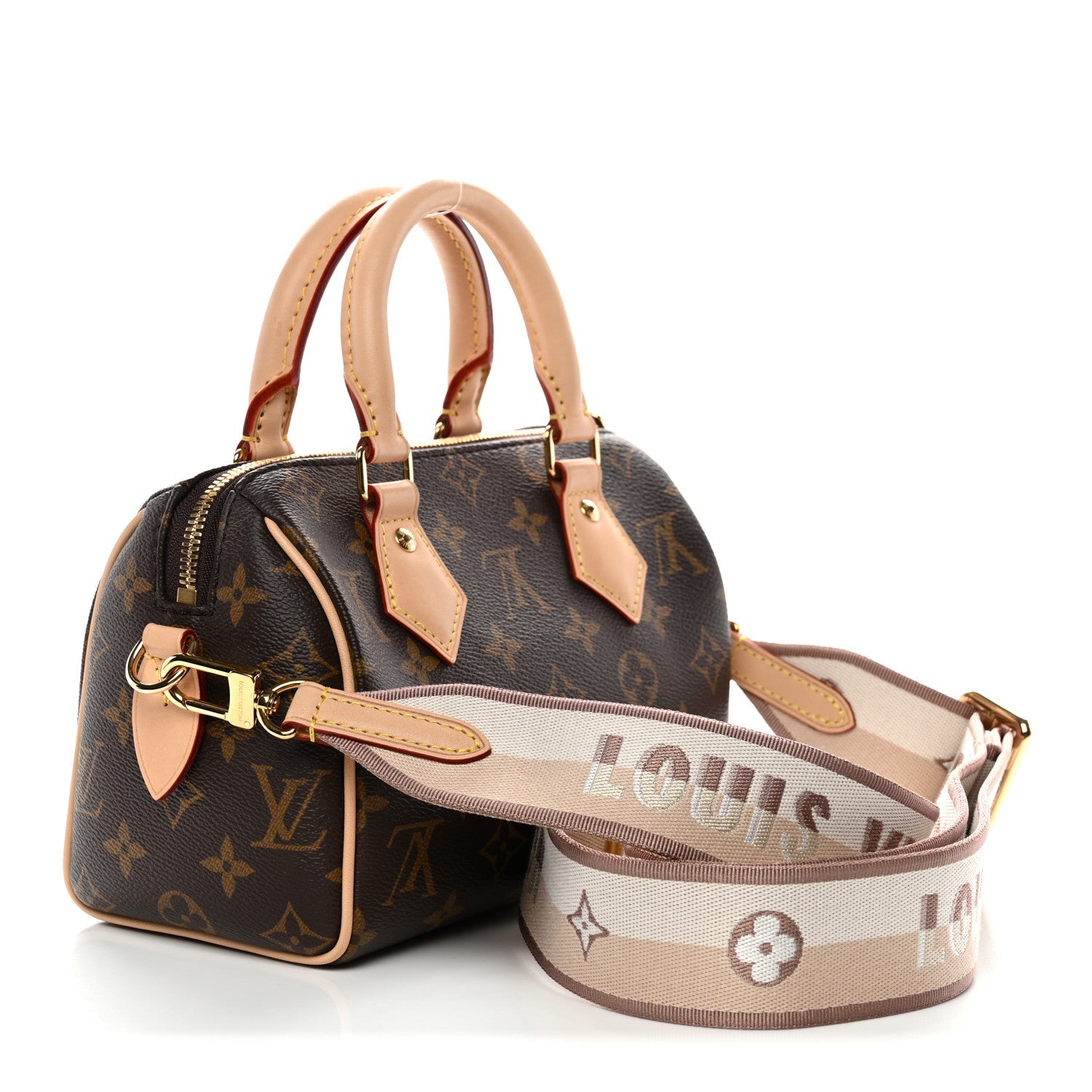 Monogram Speedy Bandouliere 20 Beige
