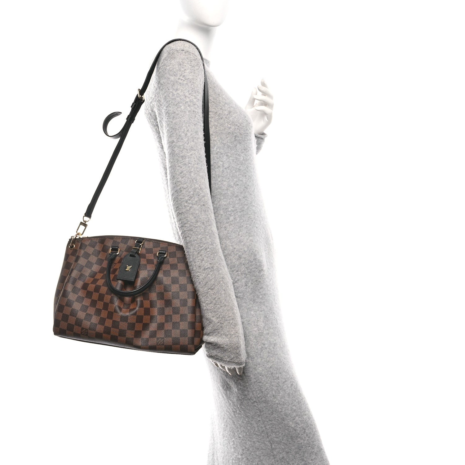 Damier Ebene Odeon Tote MM Black