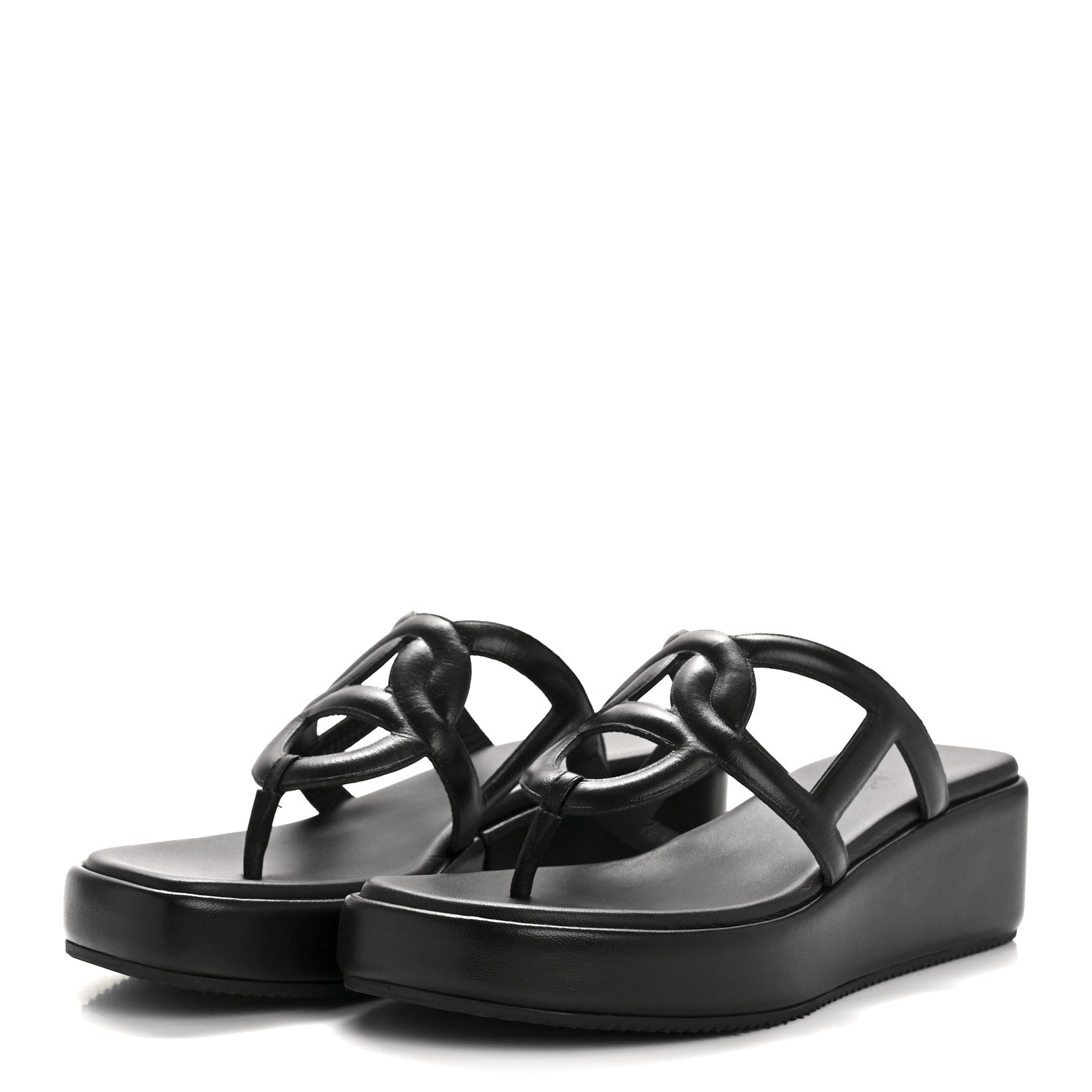 Nappa Gipsy Sandals 38 Black