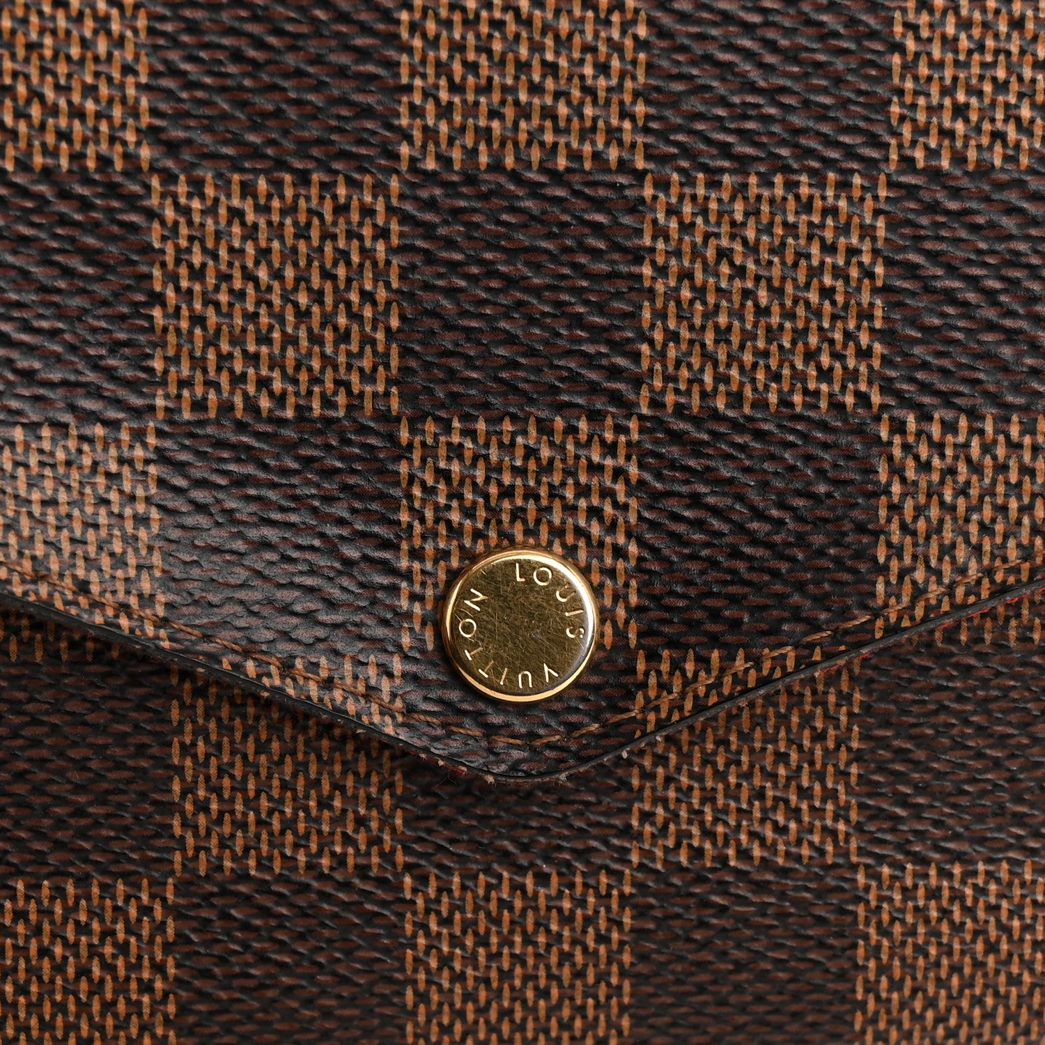 Damier Ebene Pochette Felicie Chain Wallet