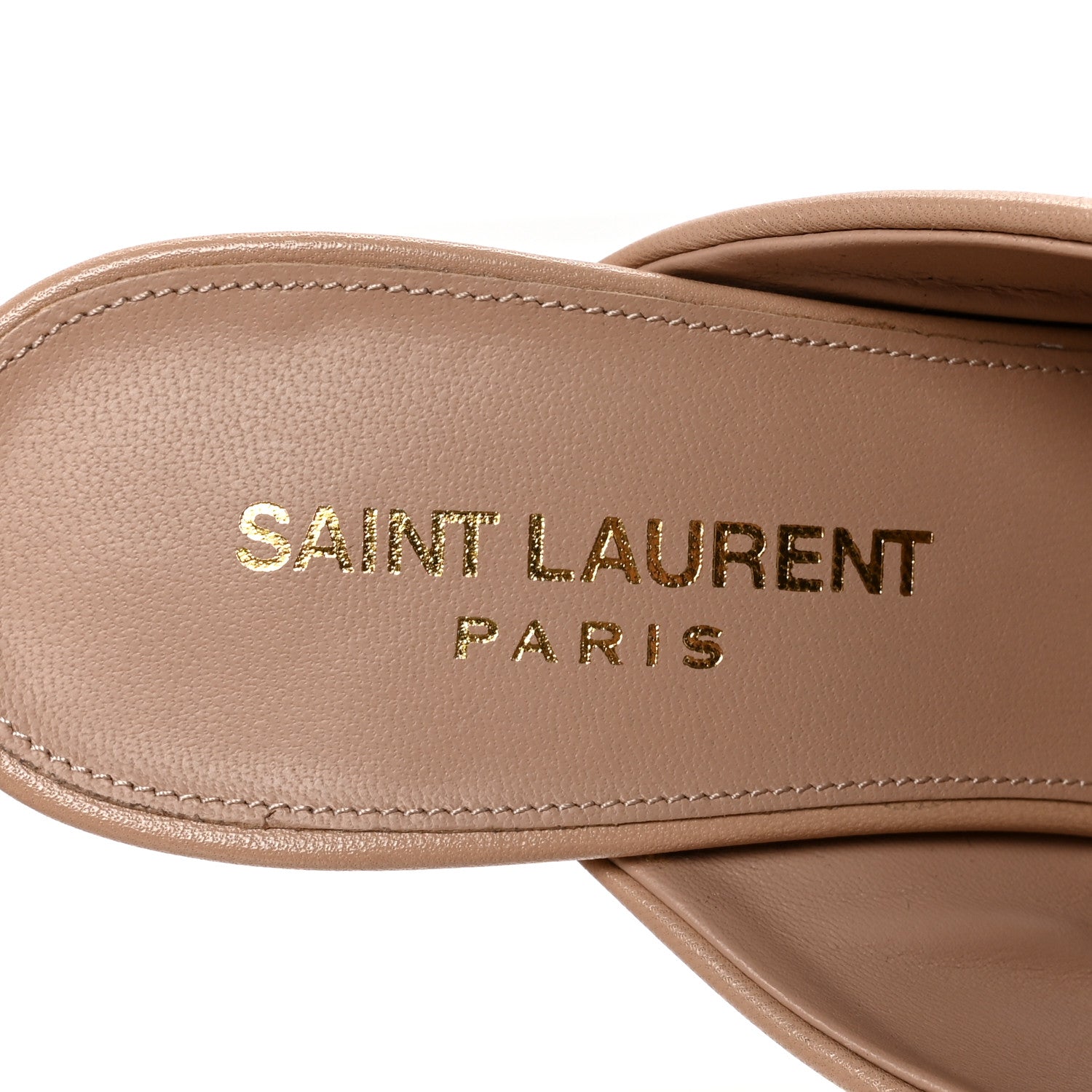 Calfskin LouLou 70 Mules 36 Nude
