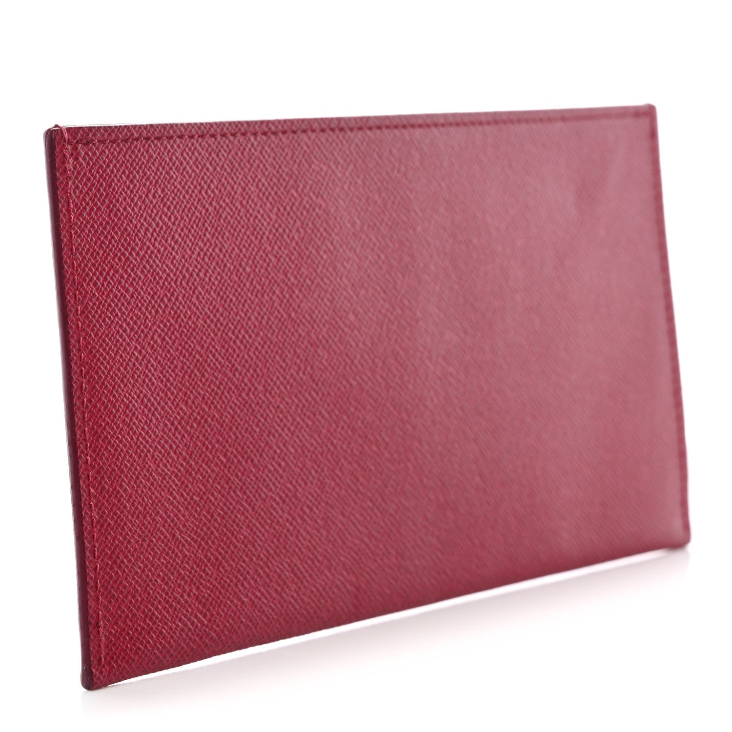 Calfskin Felicie Card Holder Insert Fuchsia