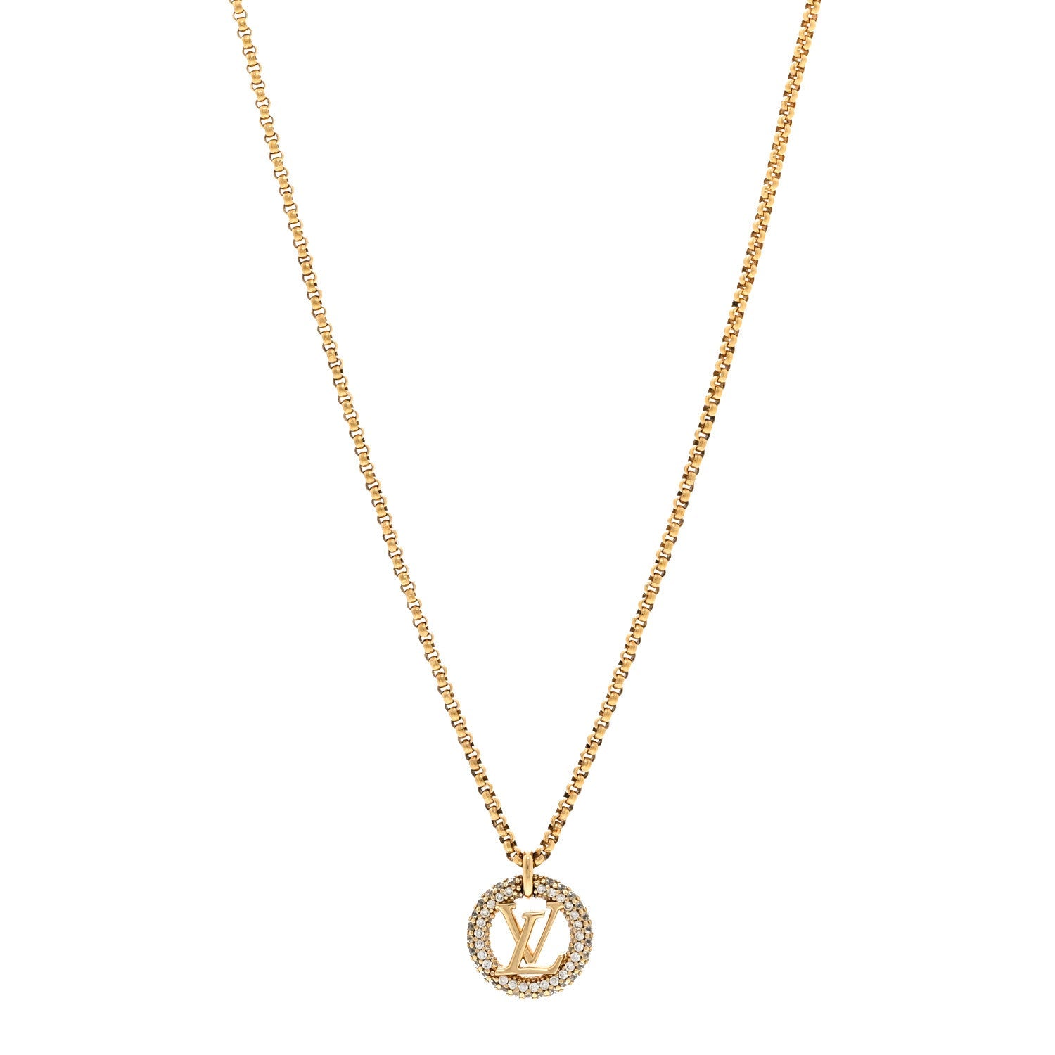 Metal Crystal Louise By Night Necklace