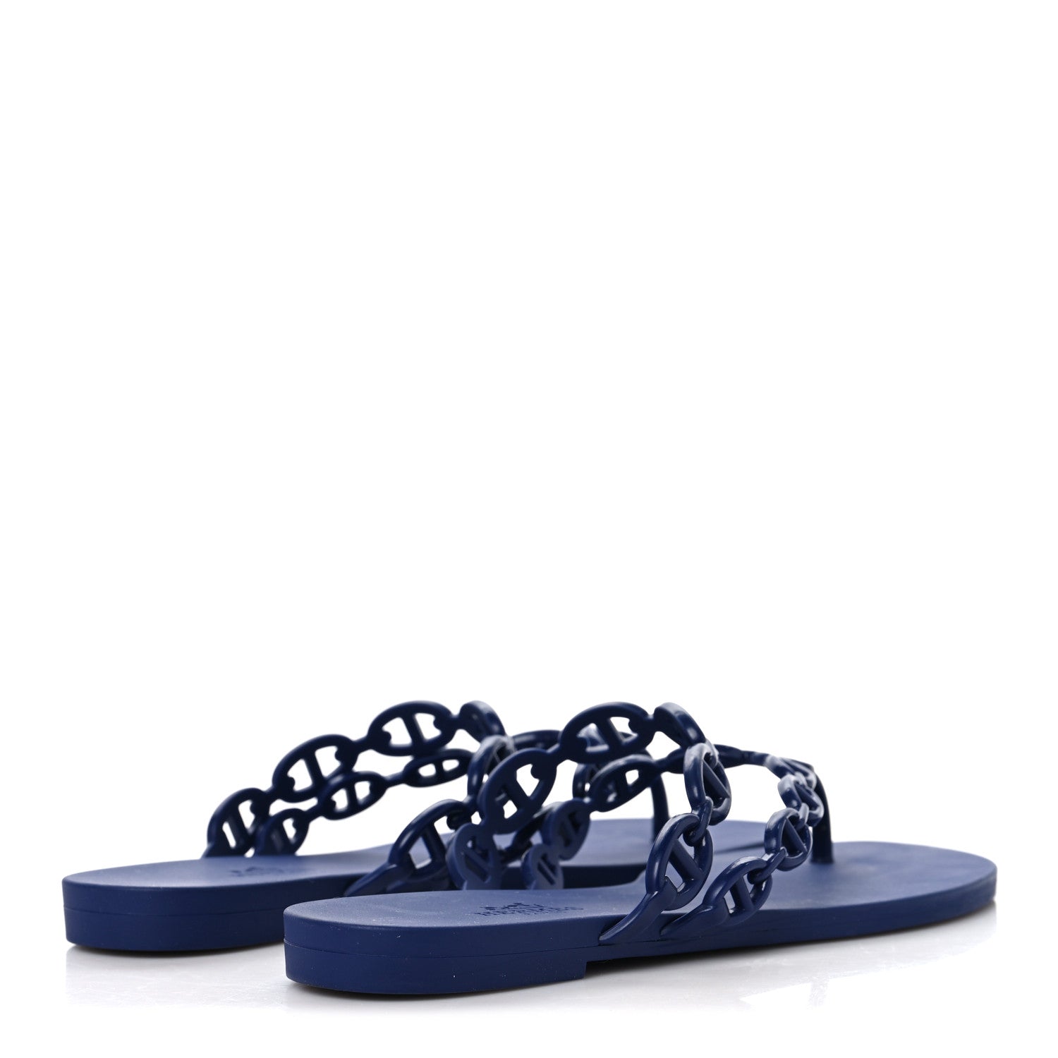 Rubber Chaine d'Ancre Island Sandals 37 Bleu Smalt