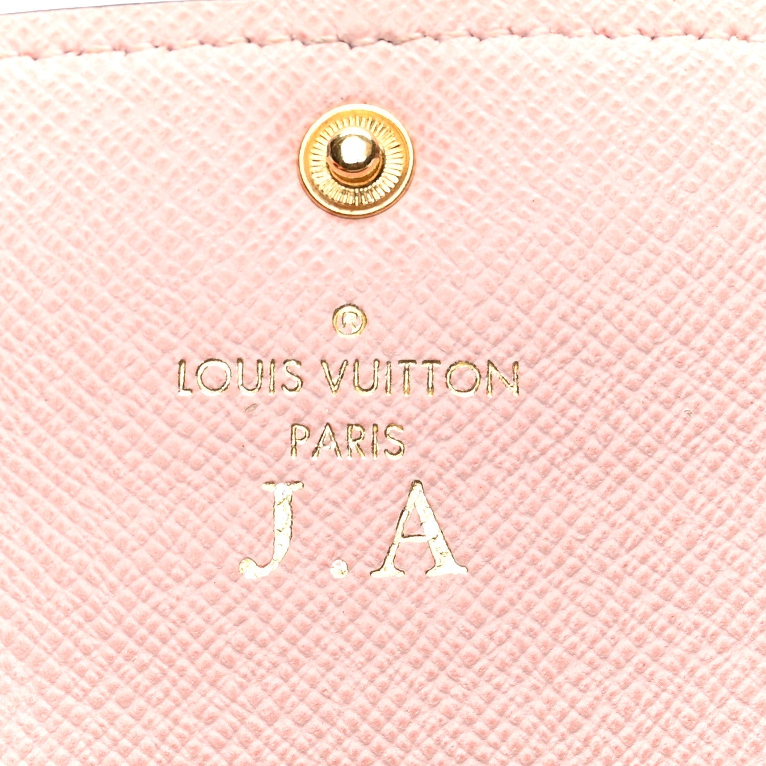 Damier Ebene Emilie Wallet Rose Ballerine
