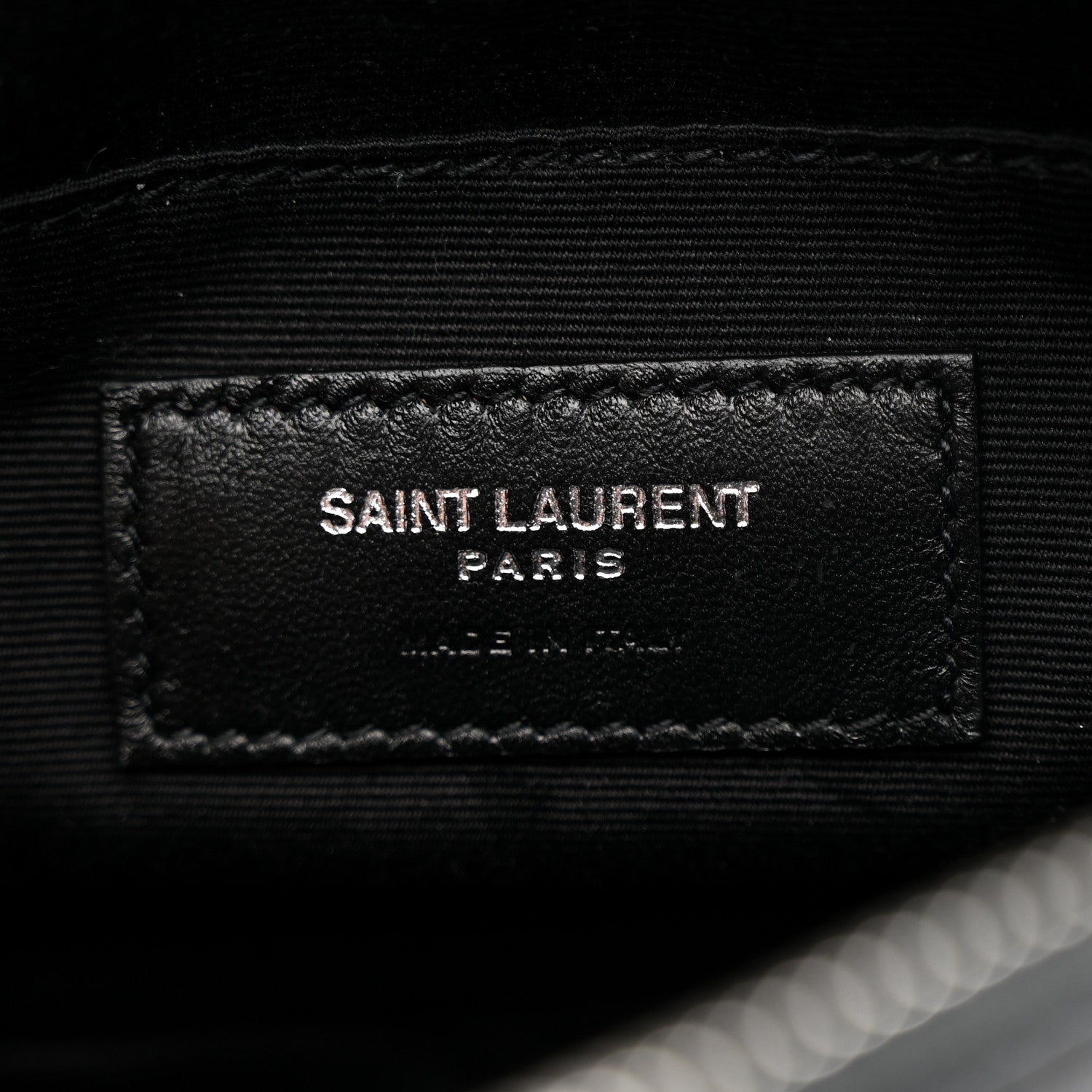 Calfskin Matelasse Monogram Lou Belt Bag Black