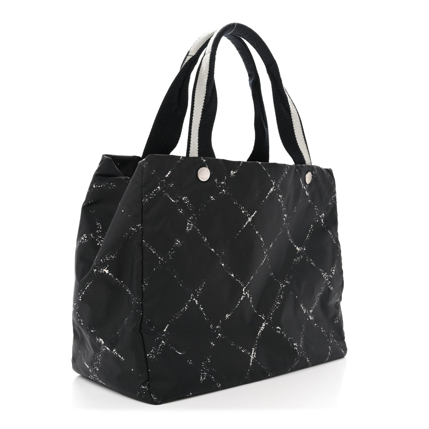 Nylon Travel Toiletry Tote Black