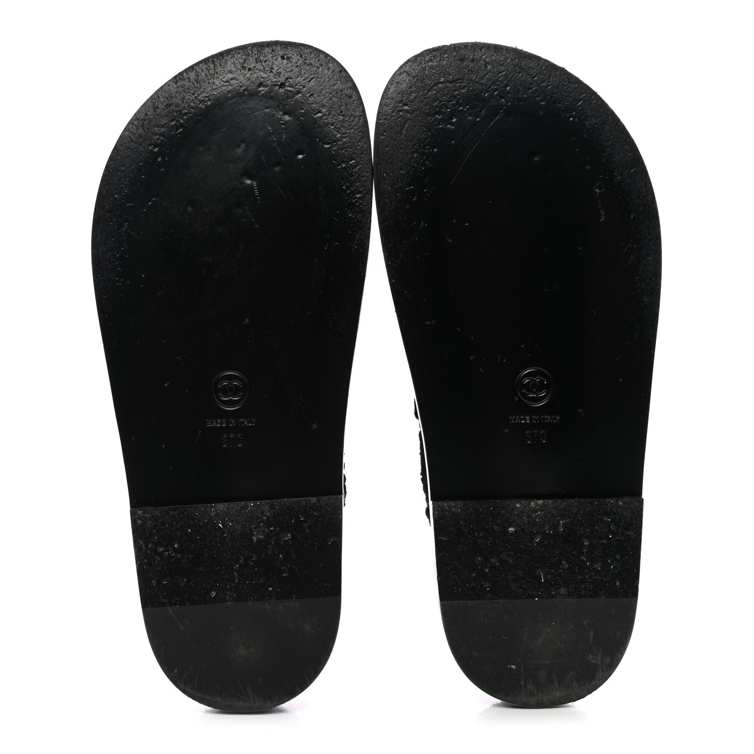Tweed Velcro Dad Sandals 37 Black