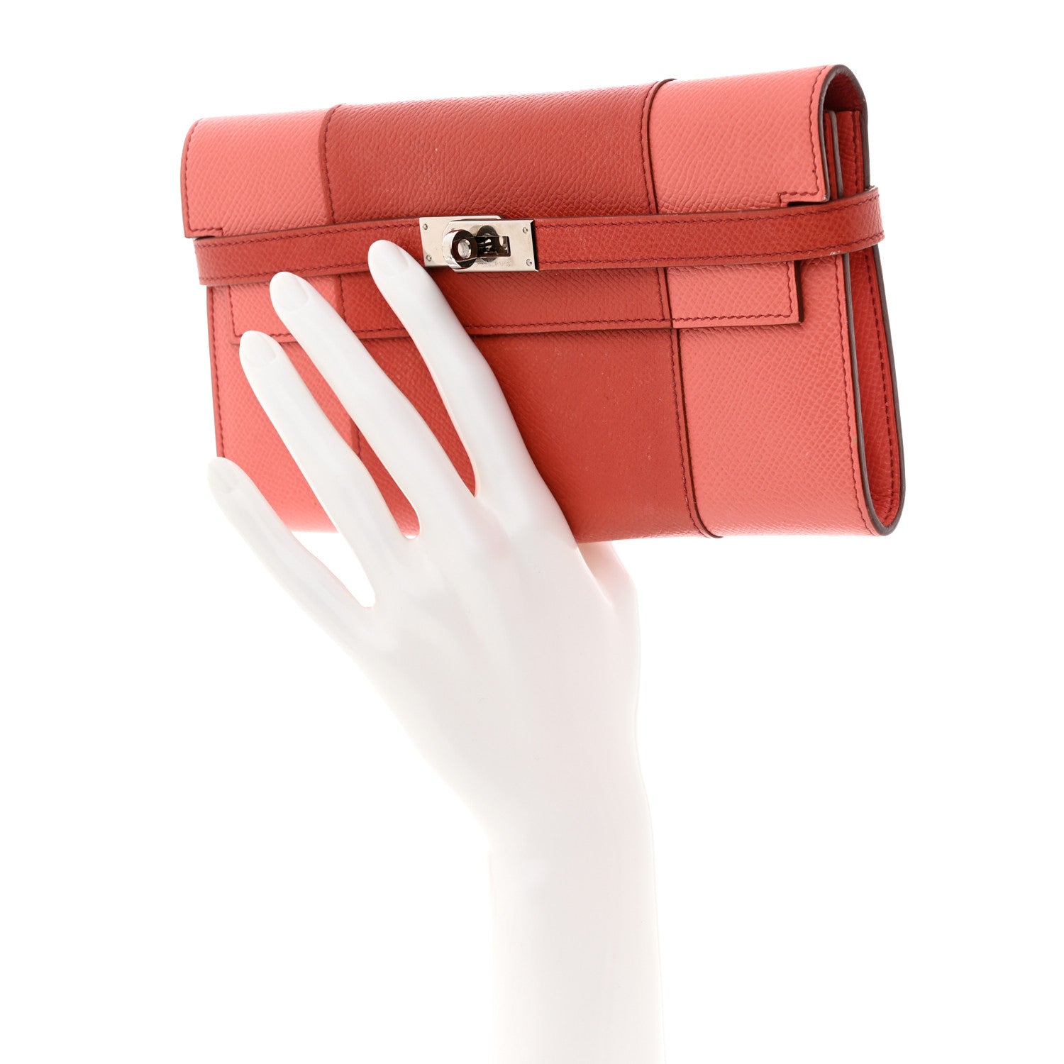 Epsom Flag Kelly Longue Wallet Corail Flamingo