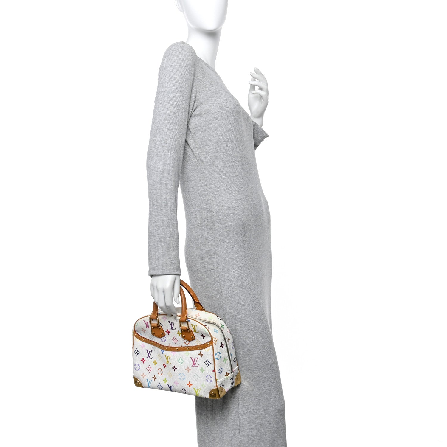 Monogram Multicolor Trouville White