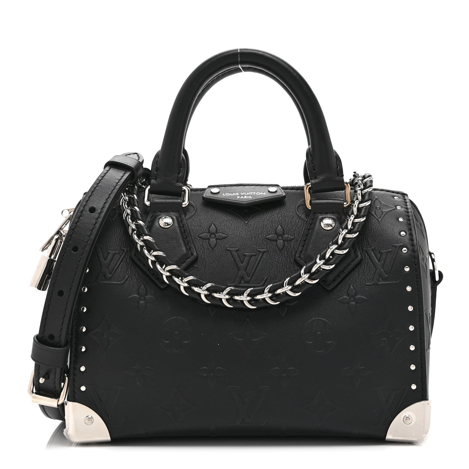 Calfskin Monogram Bold Speedy Trunk 20
