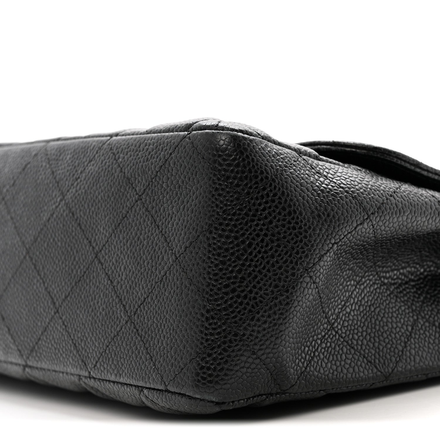 Caviar Quilted Jumbo Single Flap Black