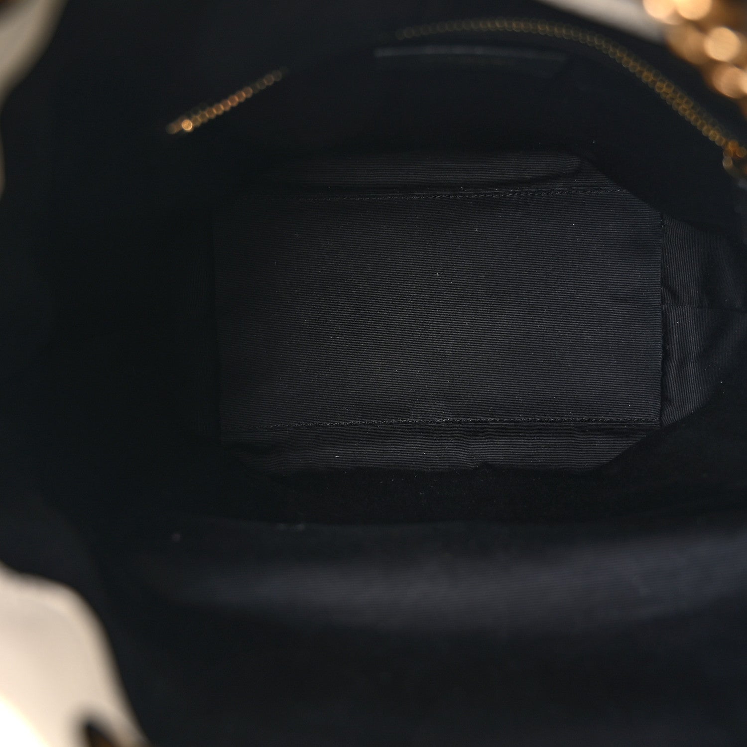 Lambskin Matelasse Monogram Joe Backpack Cream
