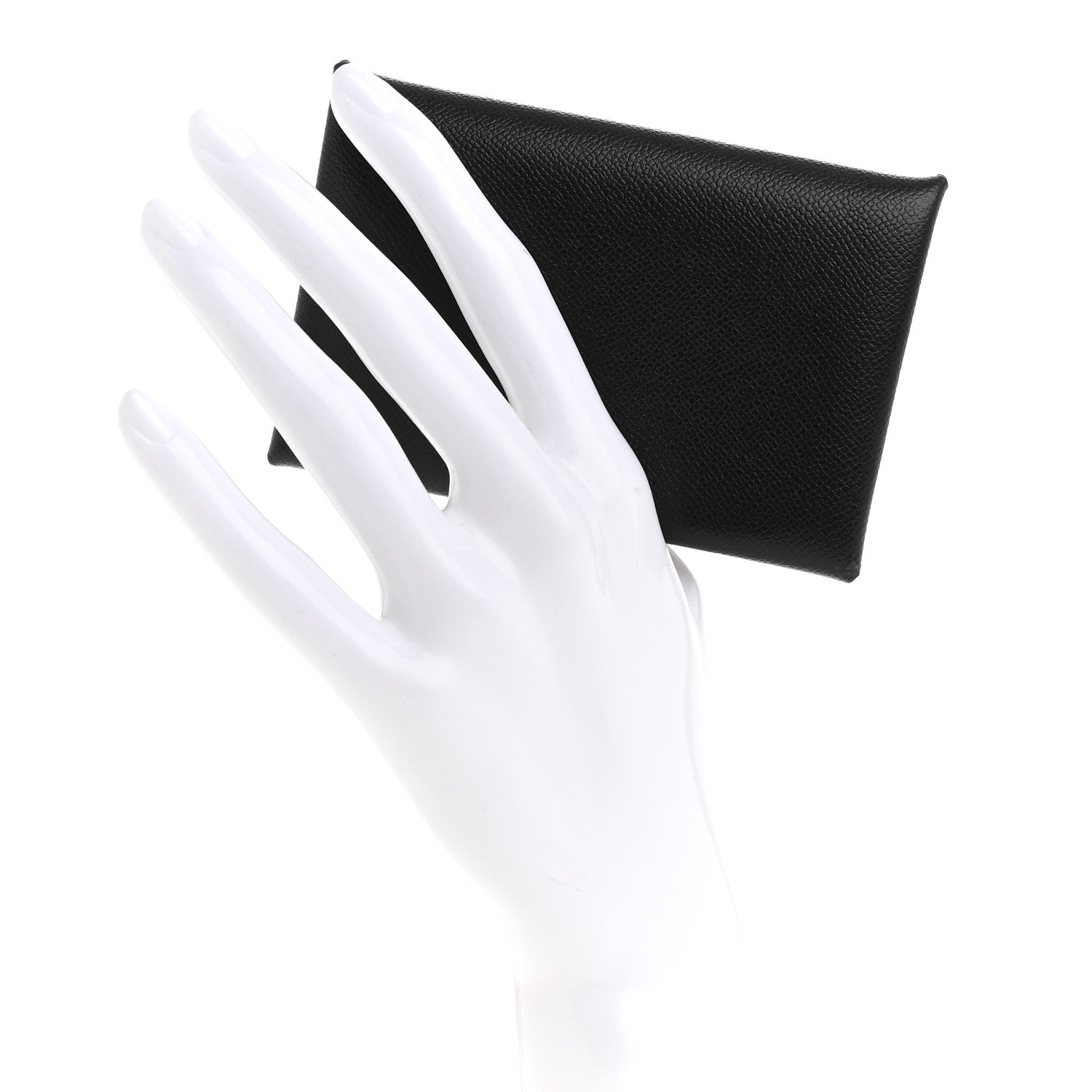 Madam Calfskin Calvi Card Case Black